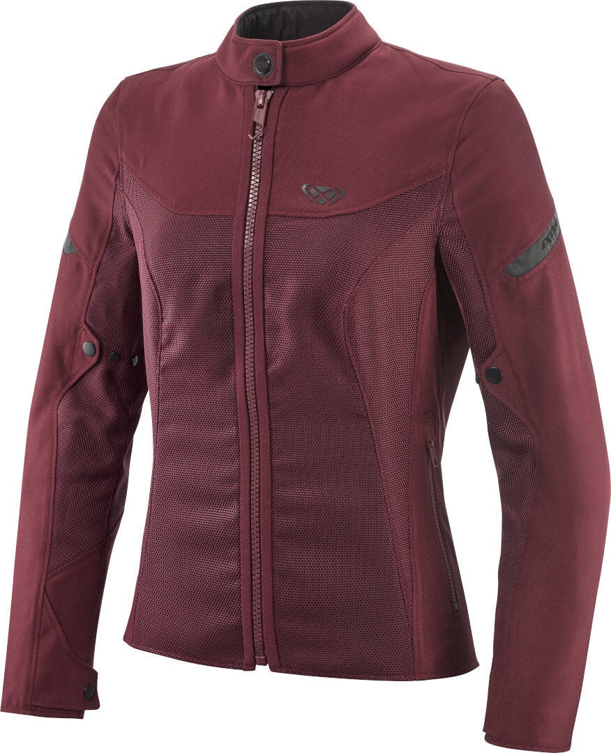 Ixon Fresh Jaqueta Têxtil de Motocicleta Feminina vermelho borgonha M Figura 1