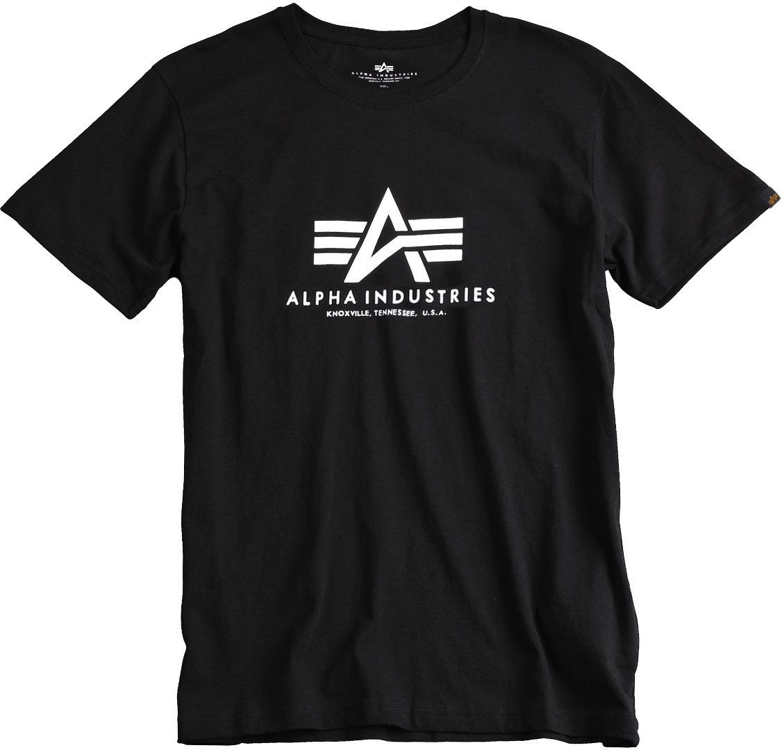 Alpha Industries Basic T-Shirt Zwart XS Figuur 1