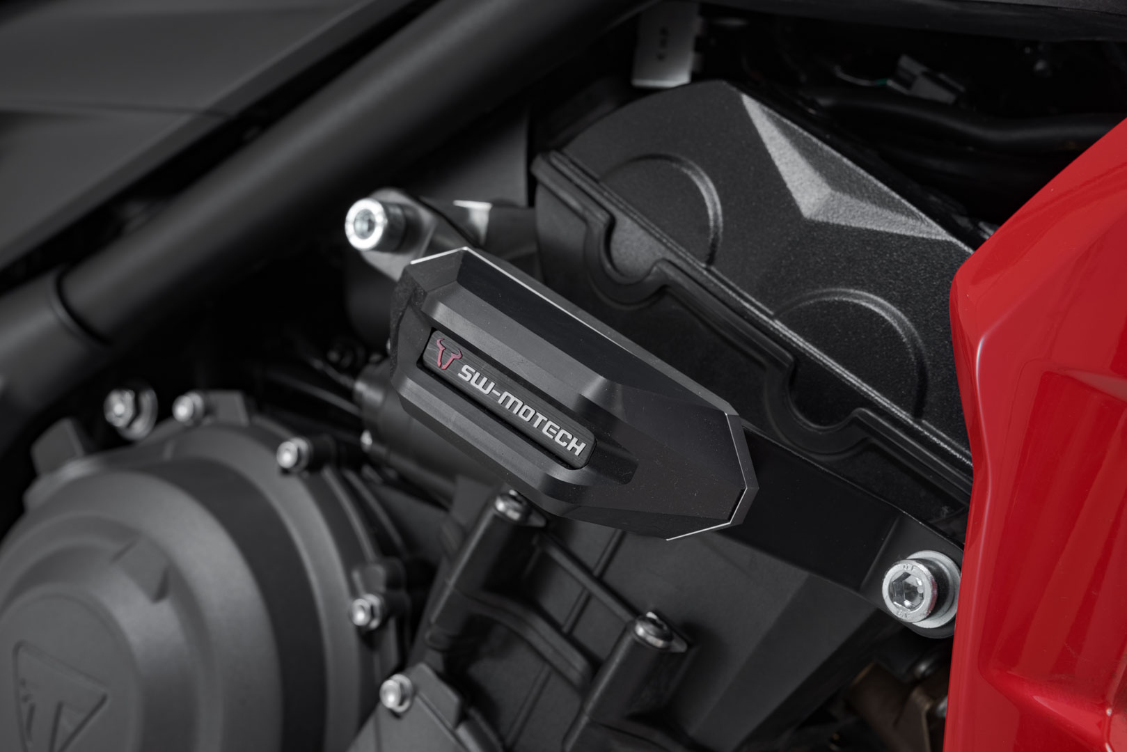 Kit SW-Motech Frame slider - Negru. Triumph Trident 660 / Tiger 660 (21-). Figura 3