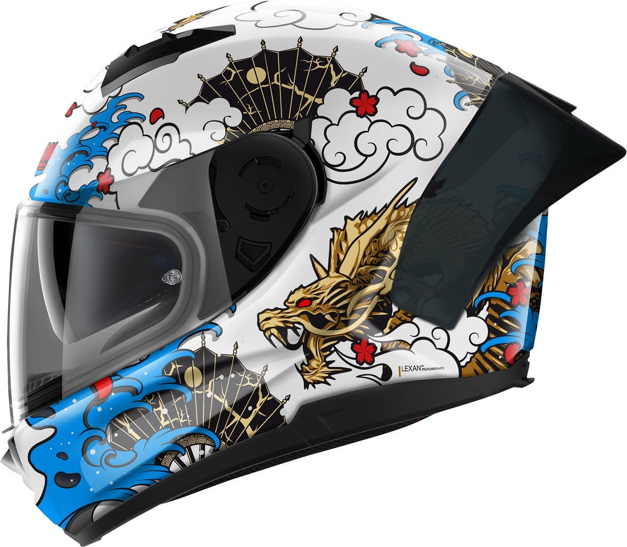 Nolan N60-6 Sport Wyvern Helmet white/gold XL (62) Figure 2