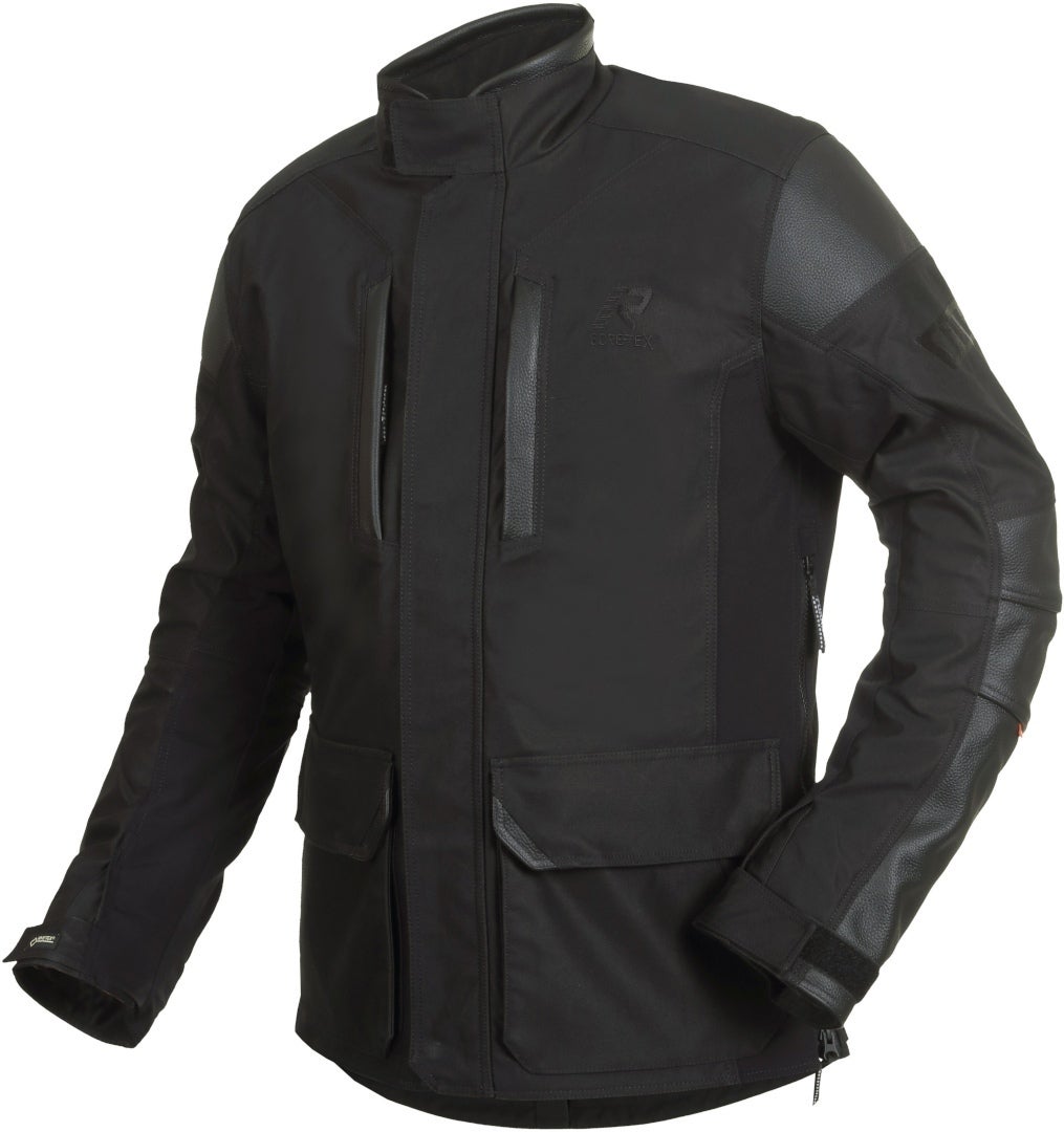 Rukka Melfort Gore-Tex Motorcycle Textile Jacket black/silver 62 Figure 1