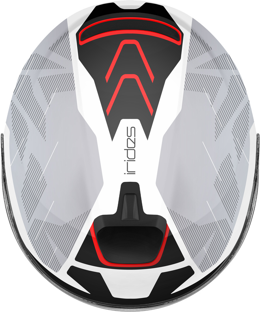 AGV Irides Trieste Cască cu reacție Negru/Roșu/Alb XS (53/54) Figura 2