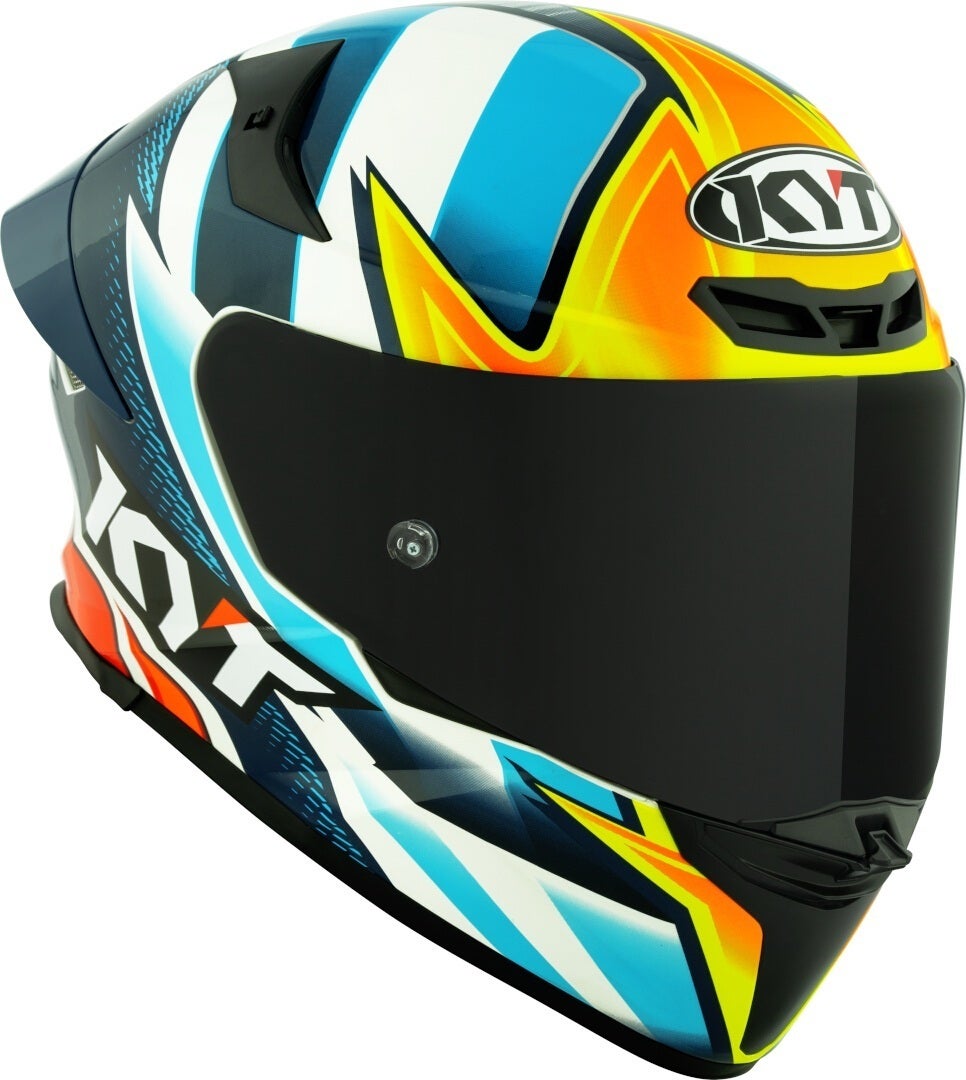 Side view of KYT TT-Revo Tati Replica Helmet