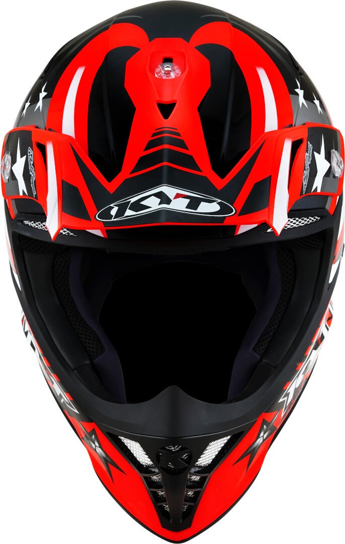 KYT Skyhawk Ardor Casco motocross rosso L (59/60) Figura 6