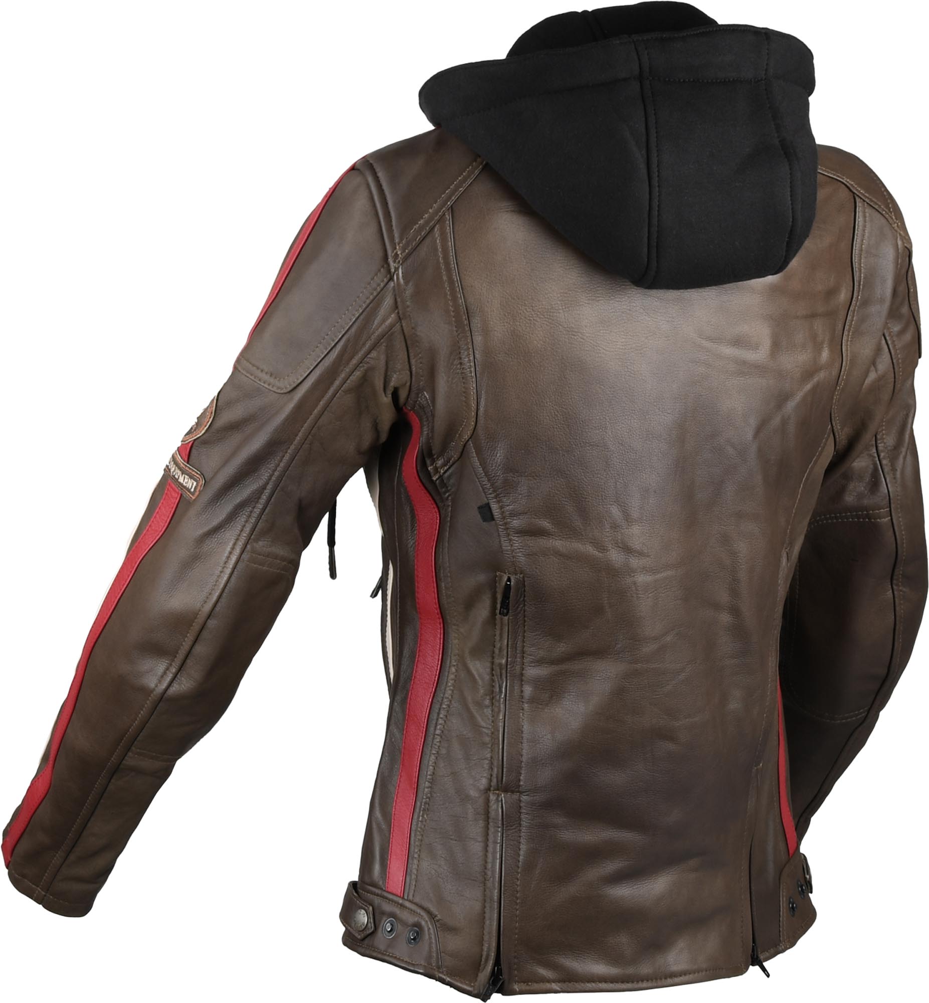 DIFI Jolene 3 Dames motorleren jas bruin L Figuur 2