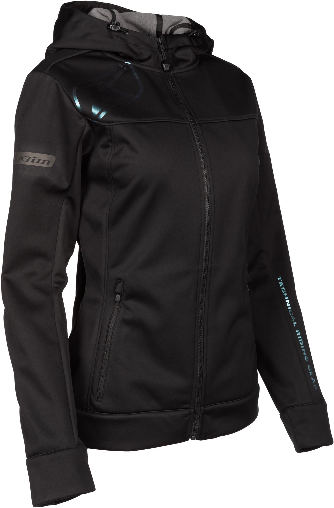 Klim Evolution Damer Zip-hættetrøje Sort XS Figur 5