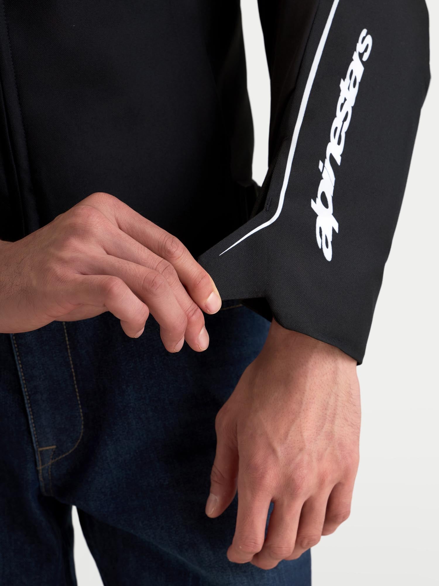 Alpinestars Zaca V2 Veste textile moto imperméable Noir/Blanc M Figure 12