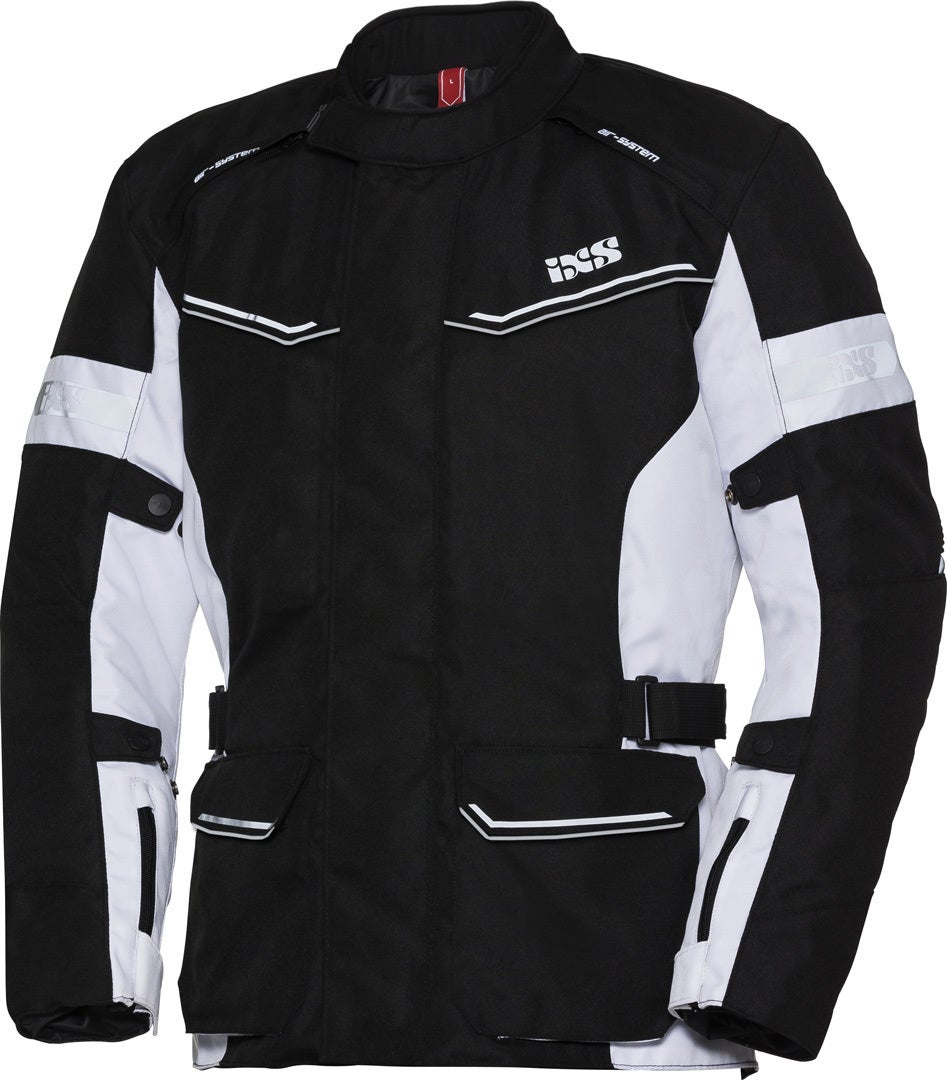 IXS Tour Evans-ST Veste textile de moto de dames Noir/Blanc Femmes L Figure 1