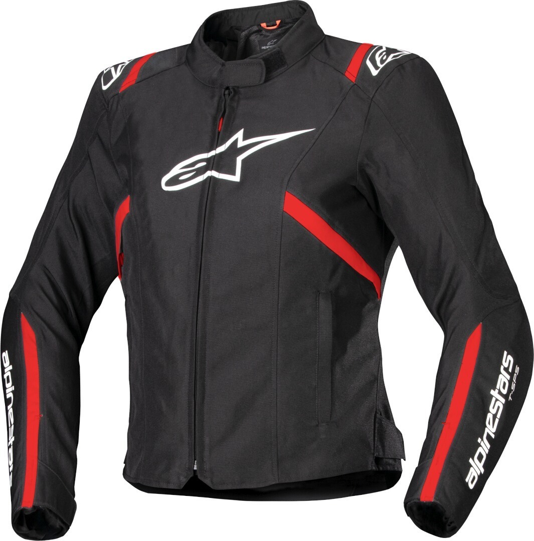 Alpinestars Stella T-SPS V2 vattentät damer motorcykel textil jacka svart/röd XL Figur 1