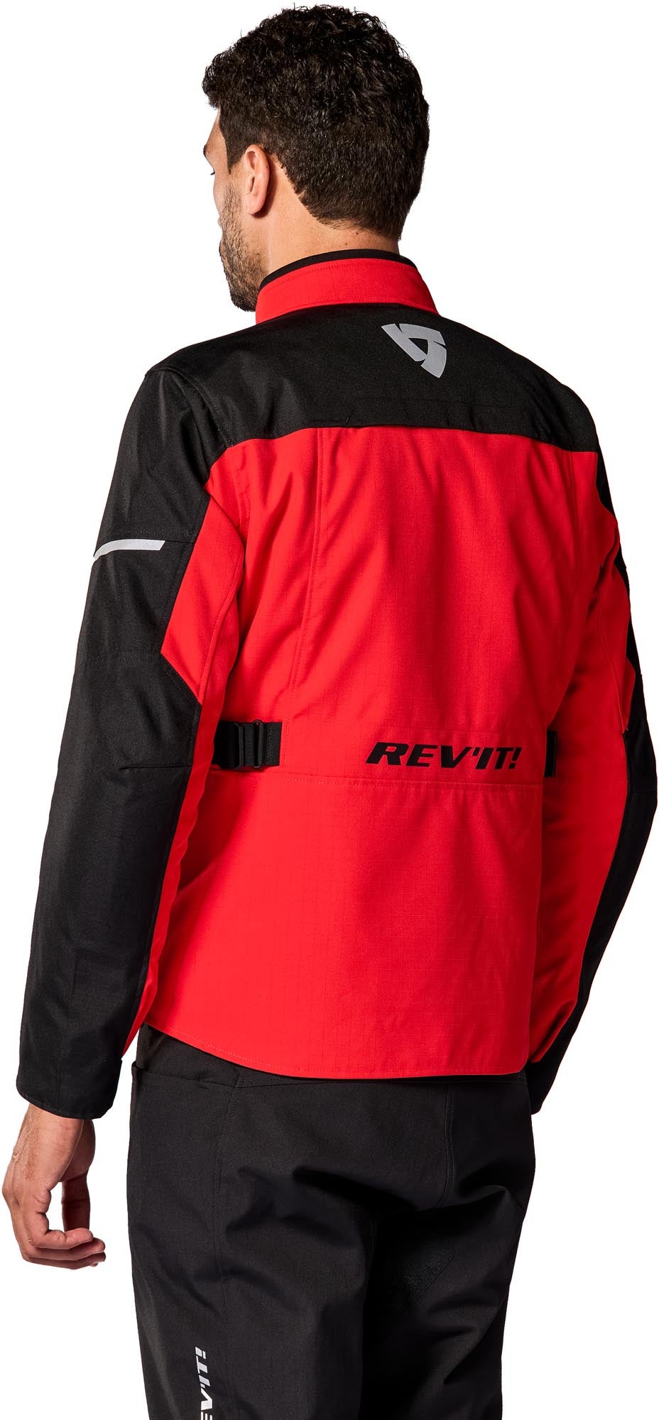 Revit Convergent H2O waterproof Motorcycle Textile Jacket red/black 2XL Figure 4