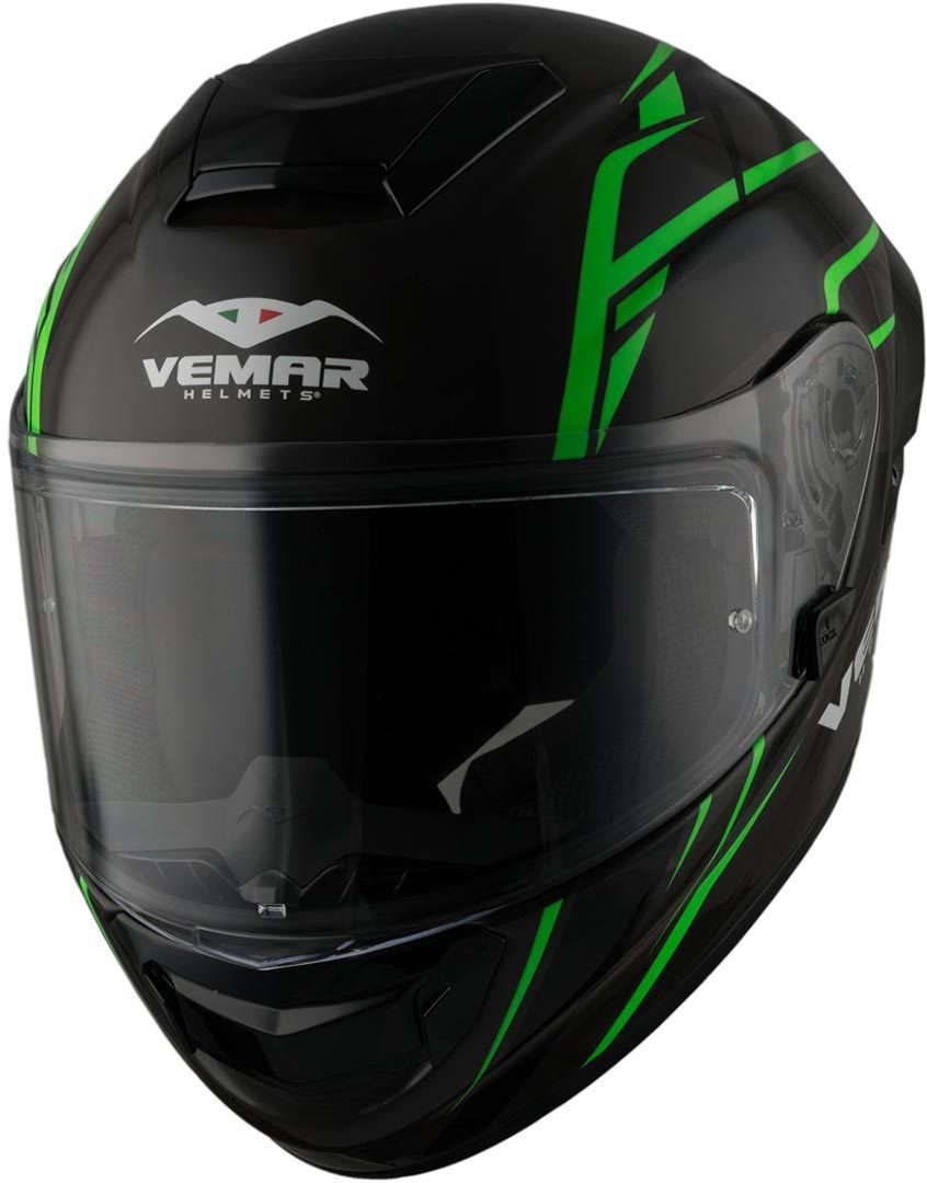 Vemar Hurricane Spark capacete preto/verde S (55/56) Figura 3