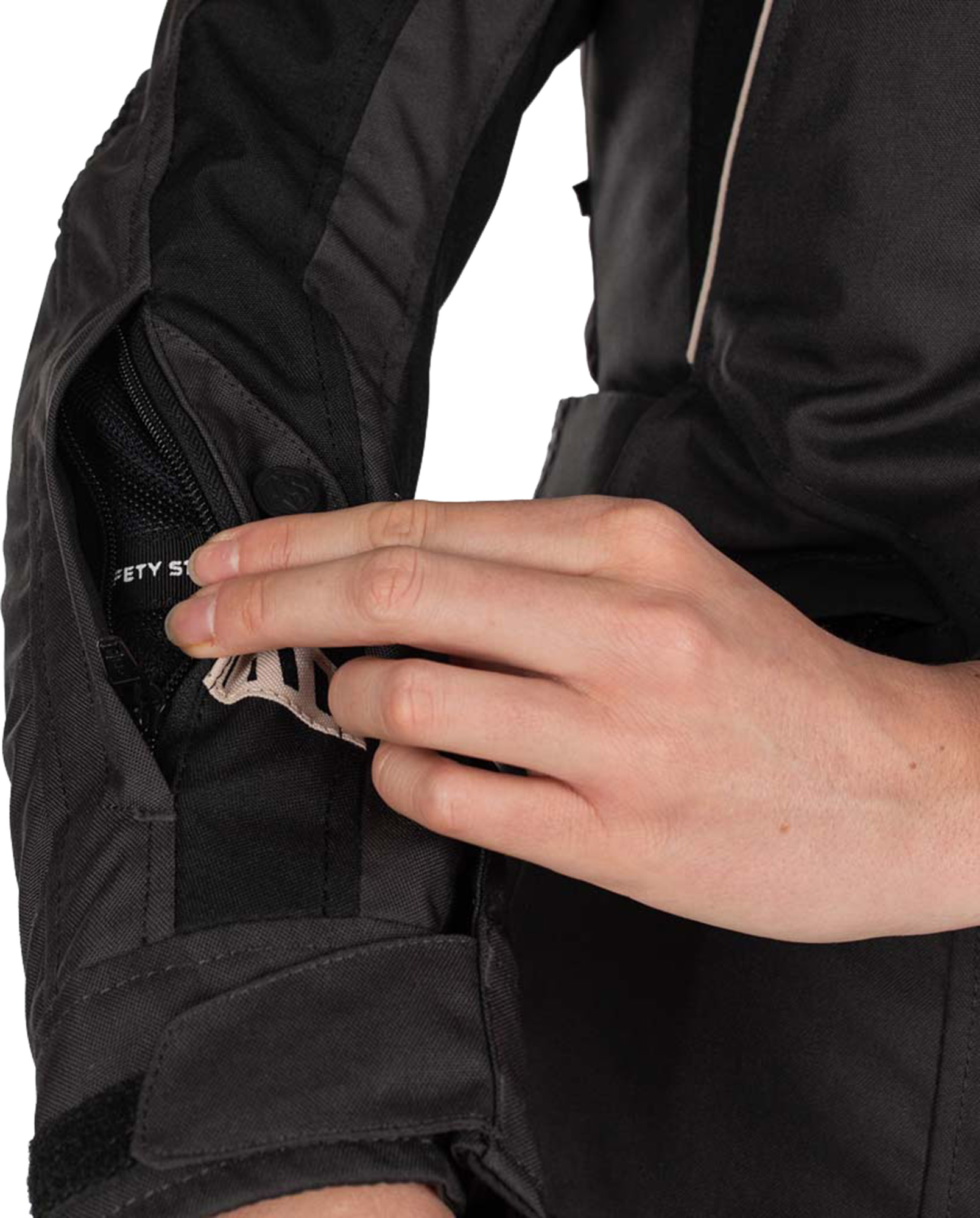 Rusty Stitches Leah Chaqueta impermeable para moto de moto antracita/negro 40 Figura 5