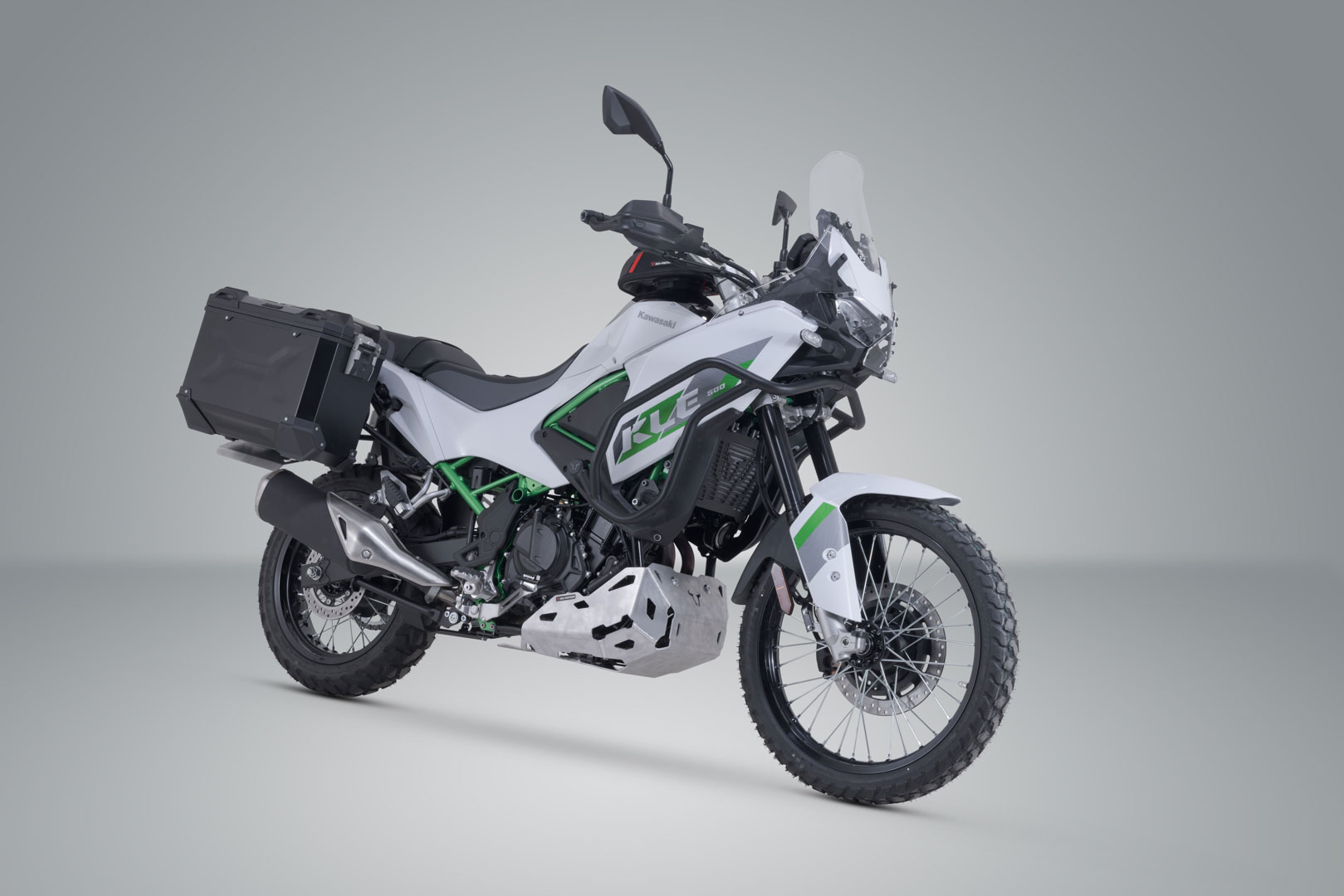 SW-Motech TRAX ADV aluminiumfodralsystem - Silver. 37/37 l. Kawasaki KLE500/KLE500 SE (26-). Figur 2