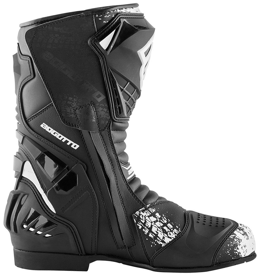 Bogotto Assen Evo Motorcycle Boots black/white 45 Figure 3