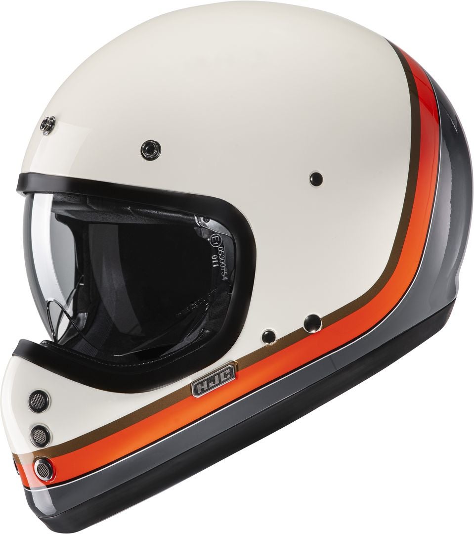 HJC V60 Scoby Helm weiß/orange S (55/56) Abbildung 4