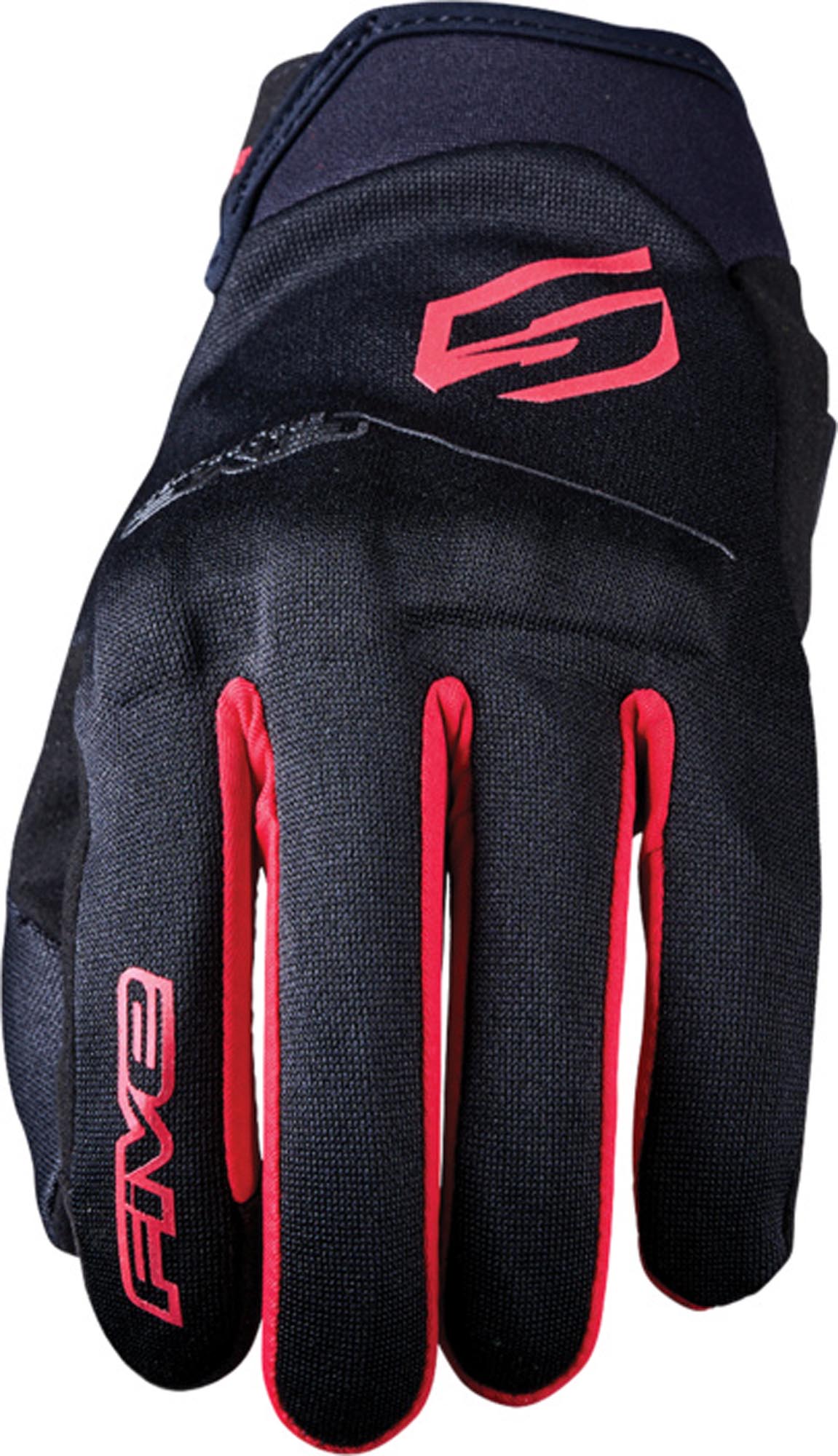 Five Globe Evo Guantes de moto negro/rojo M Figura 1