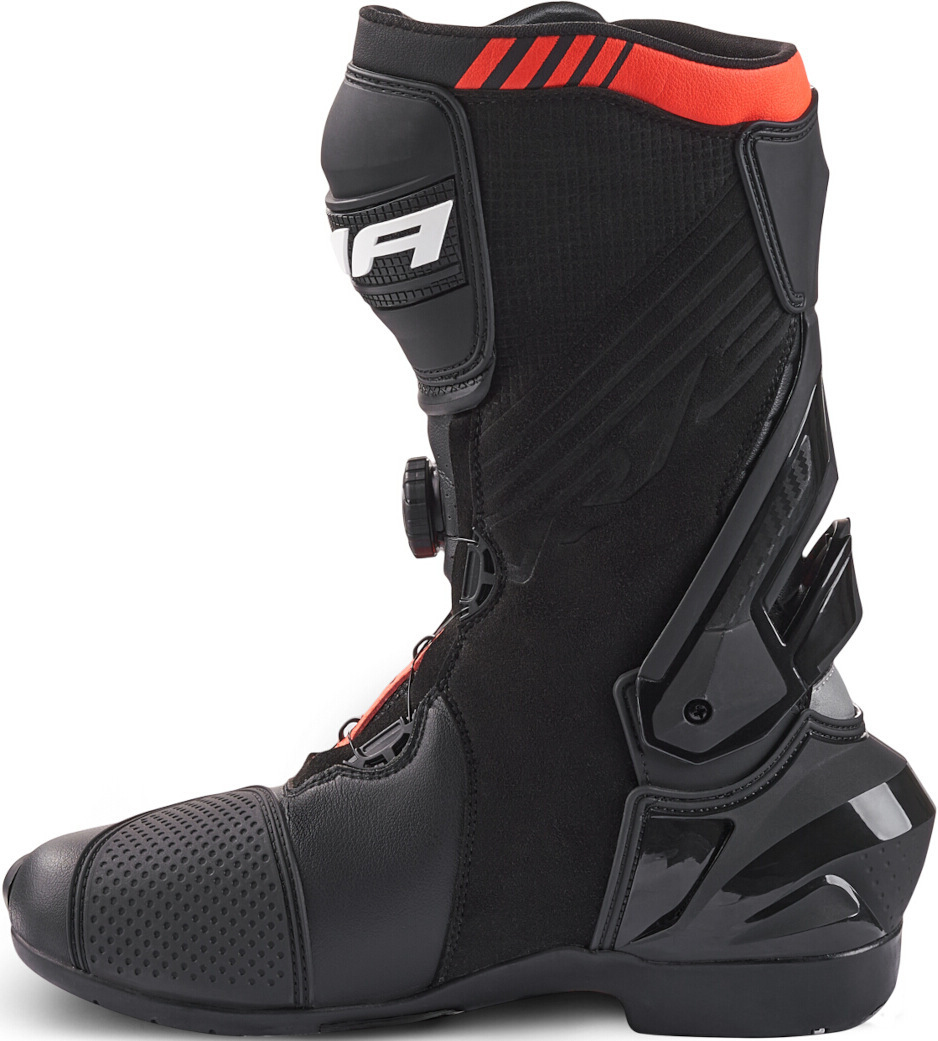 SHIMA VRX-3 perforated Motorcycle Boots black/red/white 48 Figure 4