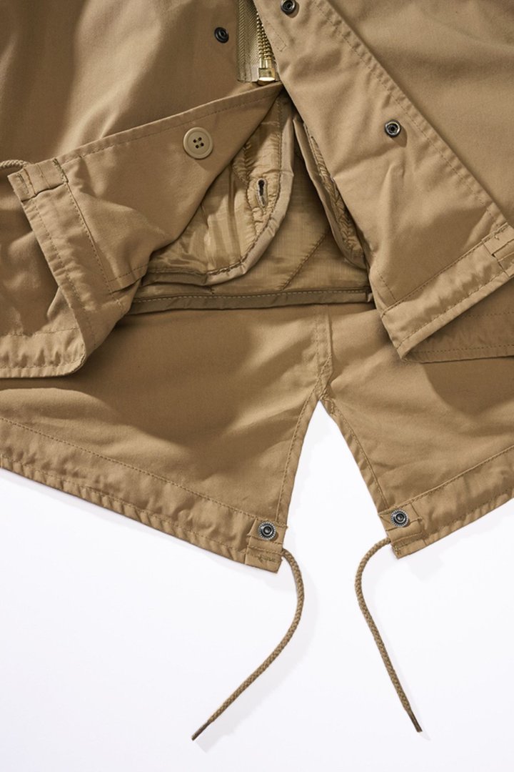 Side view of Brandit M51 US Parka Jacket