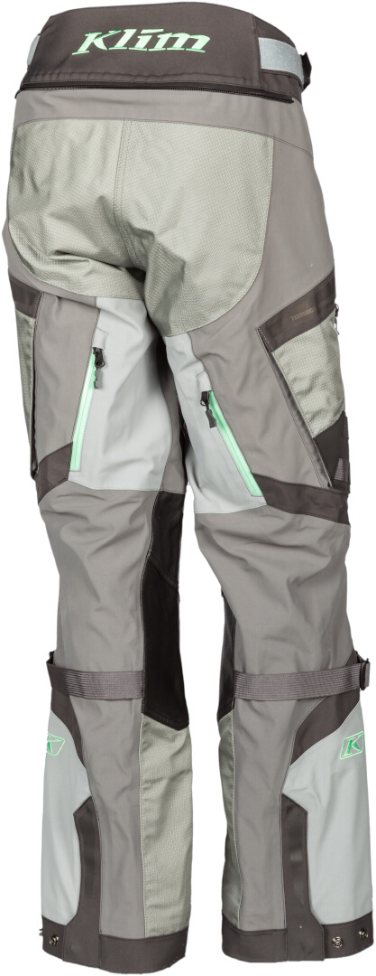 Klim Artemis 2023 Pantaloni textile pentru motociclete pentru doamne gri deschis/gri închis 10 Figura 2