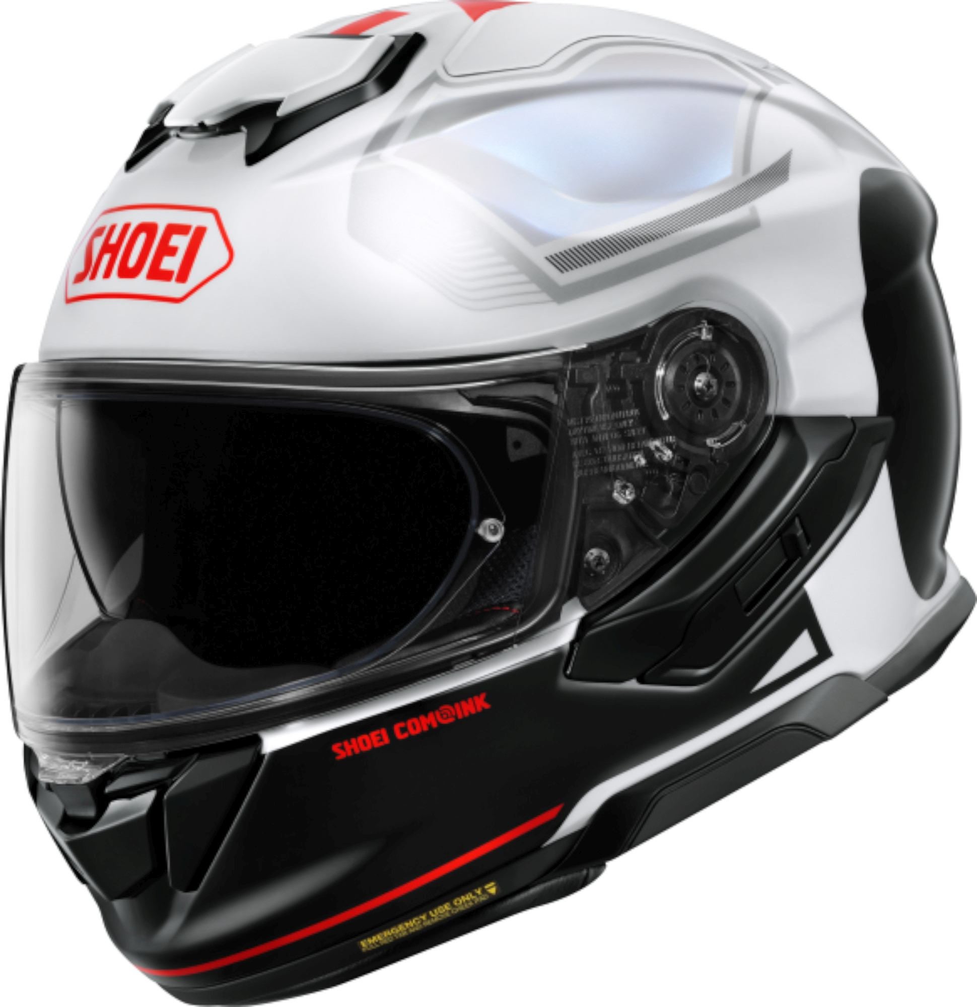 Shoei GT-Air 3 Mike Casque Blanc/Noir/Rouge M (57/58) Figure 1