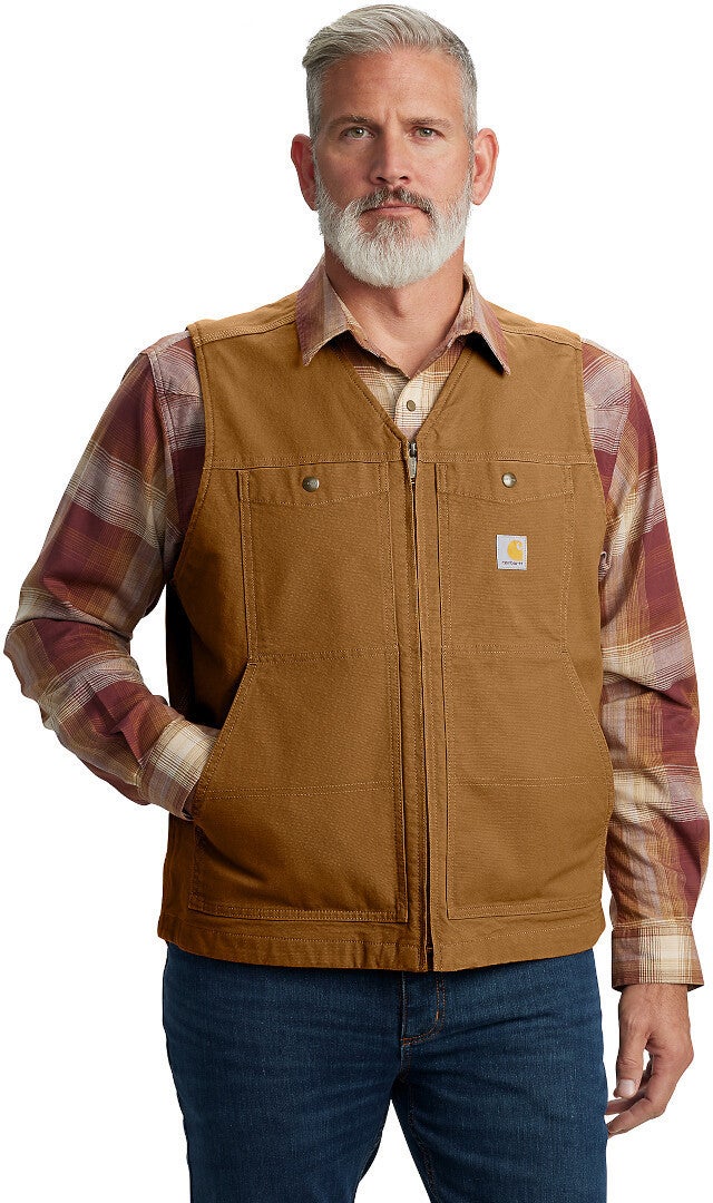 Side view of Carhartt Montana Relaxed Fit Duck Vest