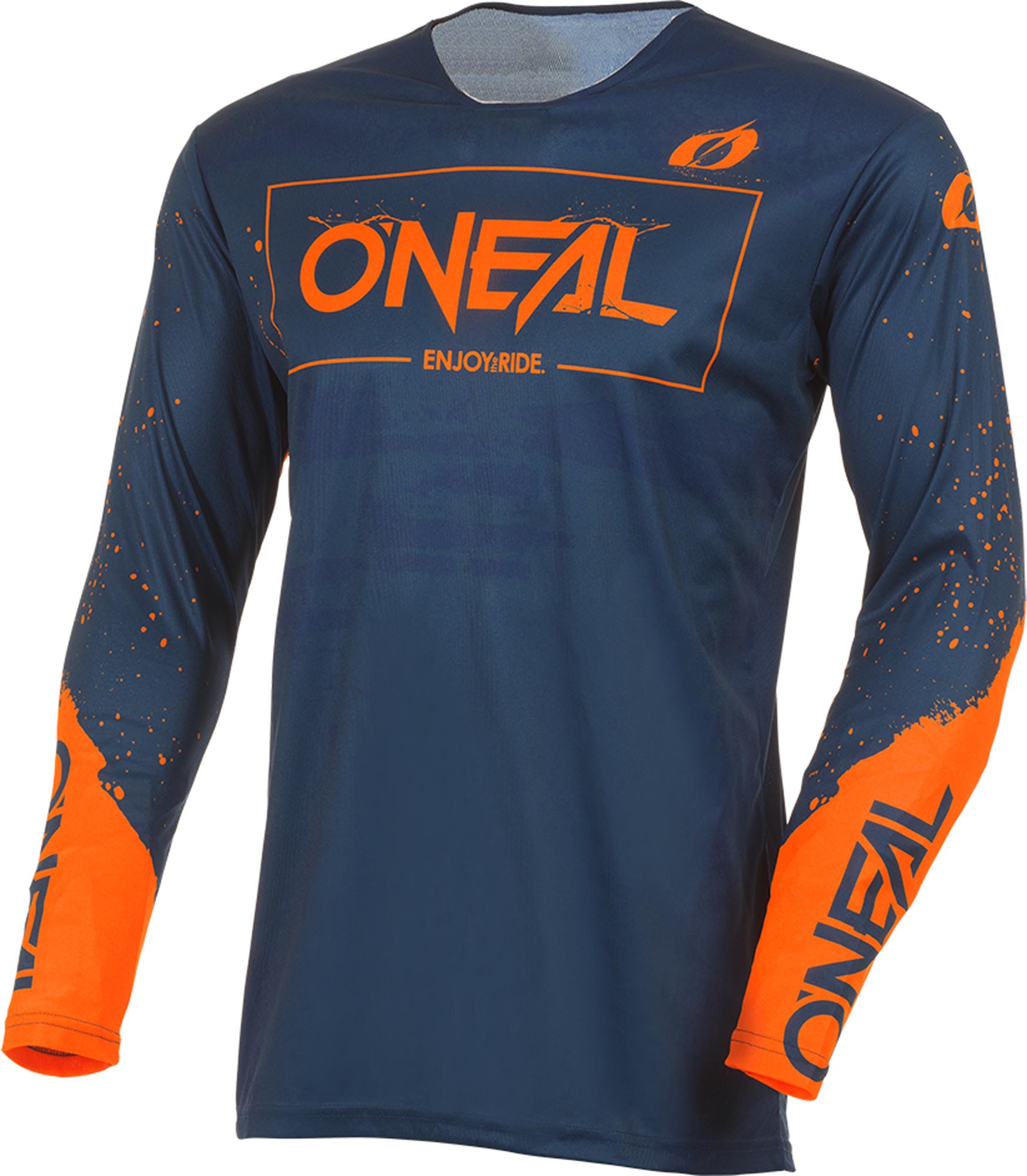 Oneal Mayhem Paint V.27 Maglia Motocross blu/arancione S Figura 1