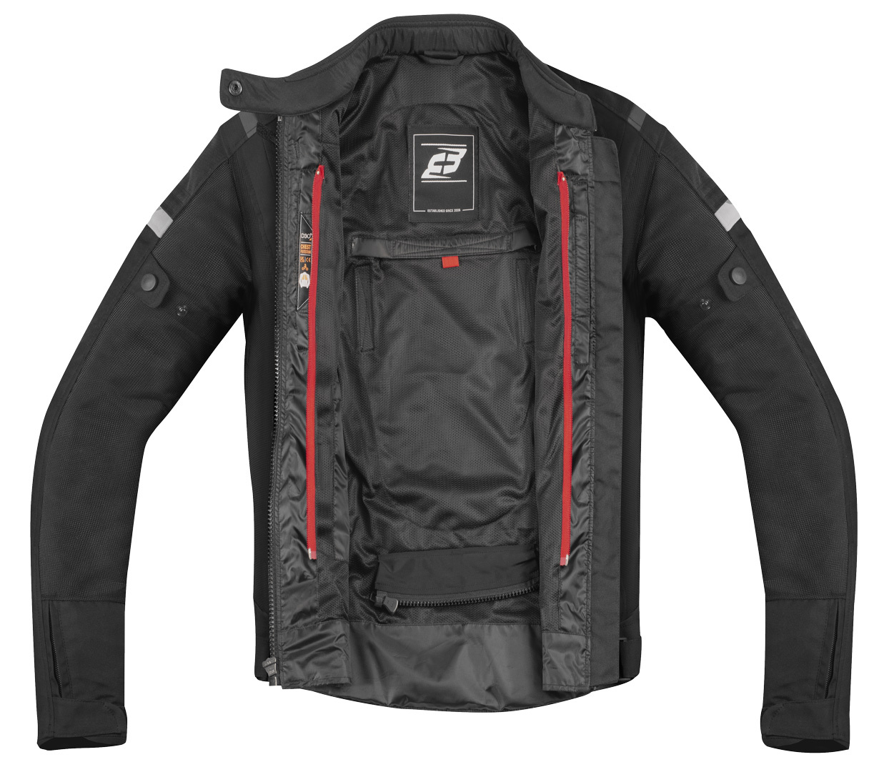 Bogotto Vysio Jachetă textilă impermeabilă 3in1 pentru motociclete pentru doamne alb/negru XS Figura 5
