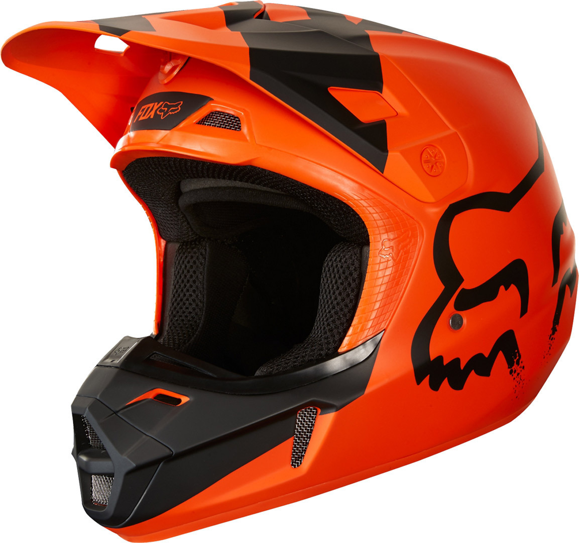 FOX V2 Master Capacete MX Laranja/Preto L (59/60) Figura 5