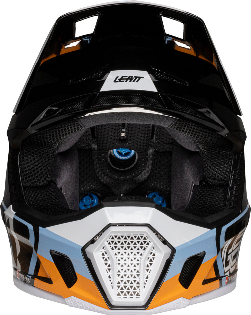 Leatt 7.5 Patch Cască de motocross cu ochelari de protecție Negru/Portocaliu/Alb M (57/58) Figura 2
