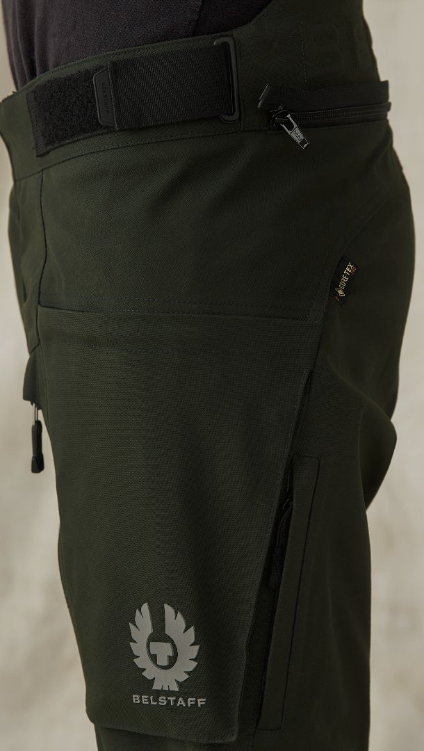 Belstaff Long Way Up Motorcycle Textile Pants dark green 52 Figure 2
