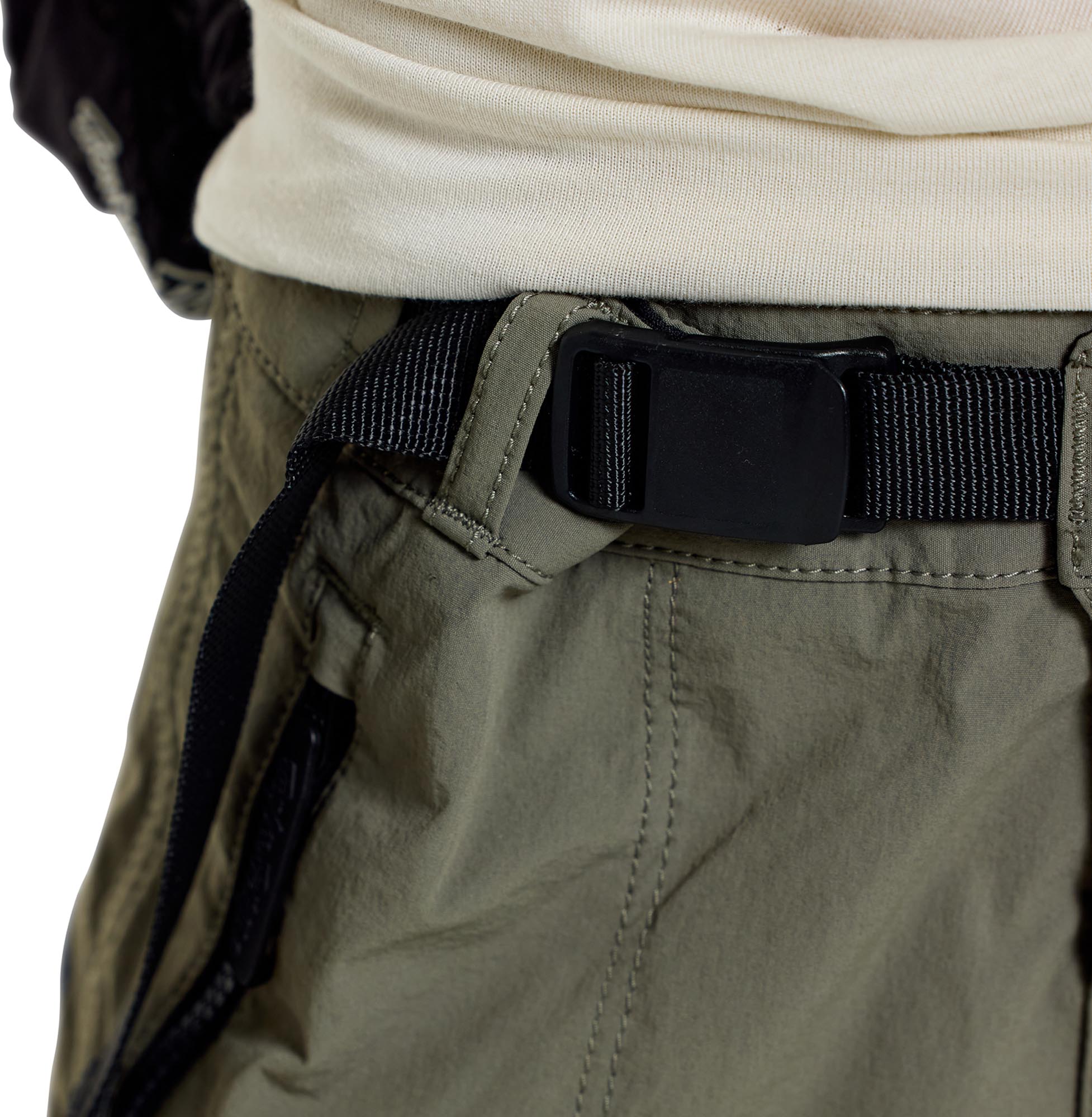 Side view of Troy Lee Designs Skyline Trail Shell Mono Youth Bicycle Short