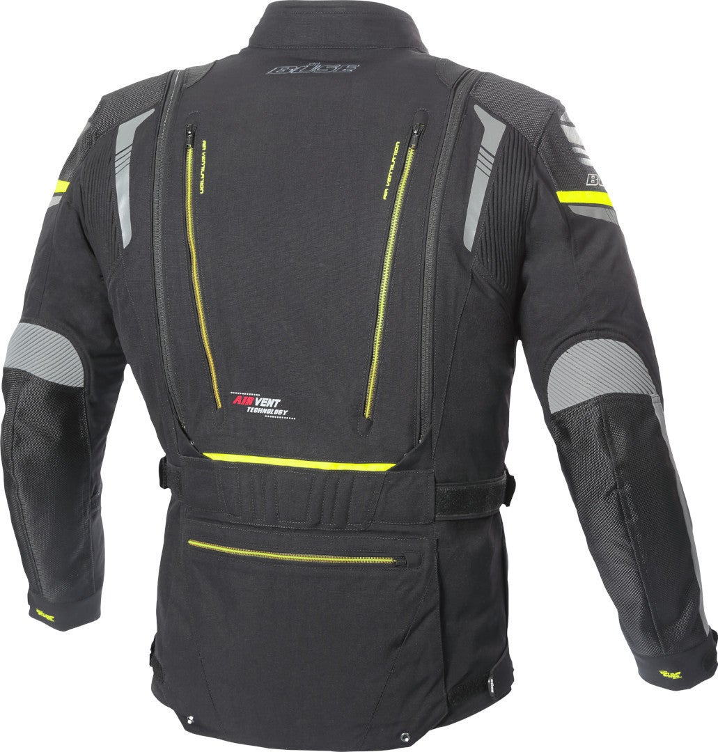 Büse Agadir Motorcycle Textile Jacket black/yellow Short 29 Figure 2