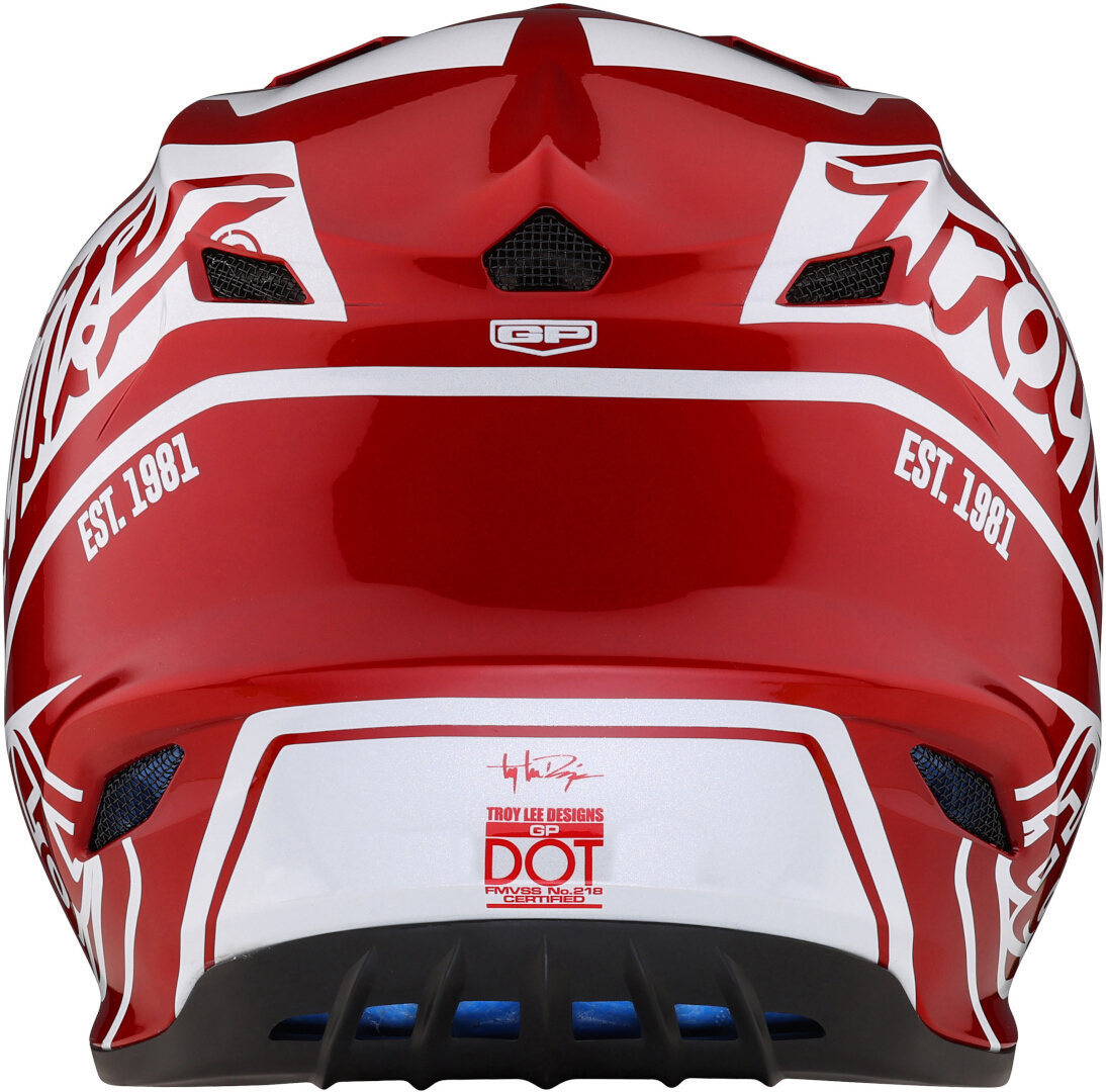 Troy Lee Designs GP Slice Cască de motocross Roșu/Alb M (57/58) Figura 3