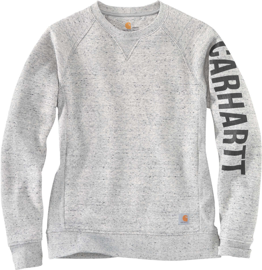 Carhartt Clarksburg Crewneck Hanorac pentru femei alb/gri XS Figura 1
