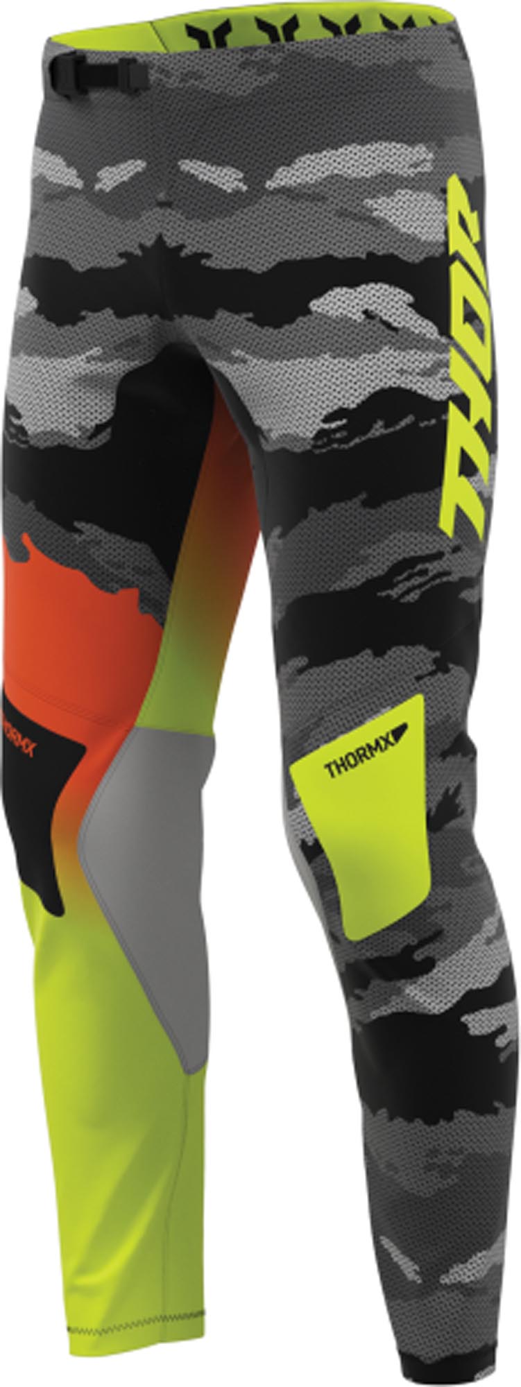 Thor Sportmode Recon Motocross hlače črno/rumeno 36 Slika 1