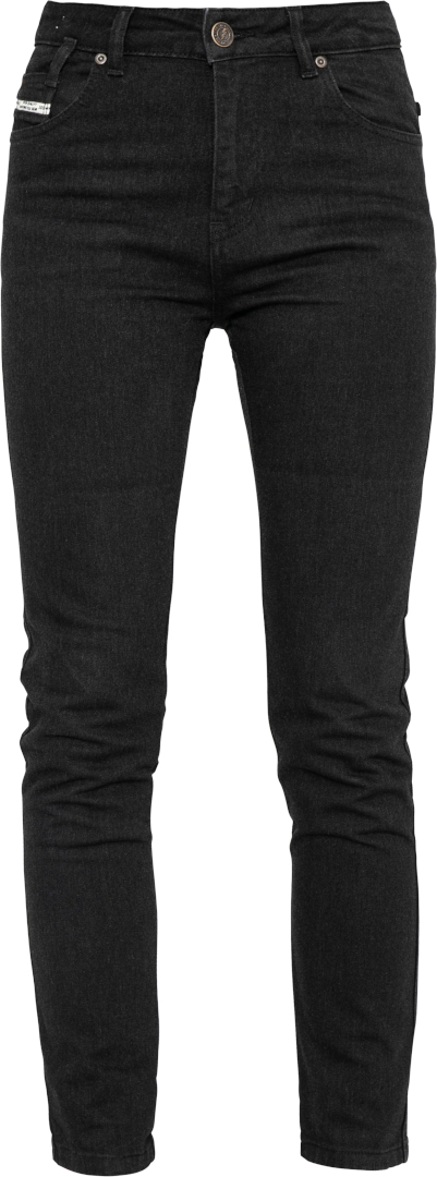 John Doe Jane High Mono XTM Dame Motorcykel Jeans Sort 29/32 Figur 1