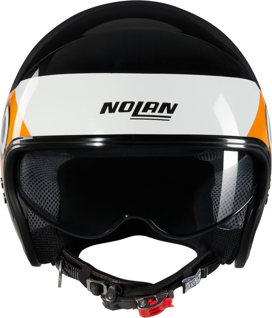Nolan N21 06 Onirico Jet hjelm sort/hvid/orange L (60) Figur 3