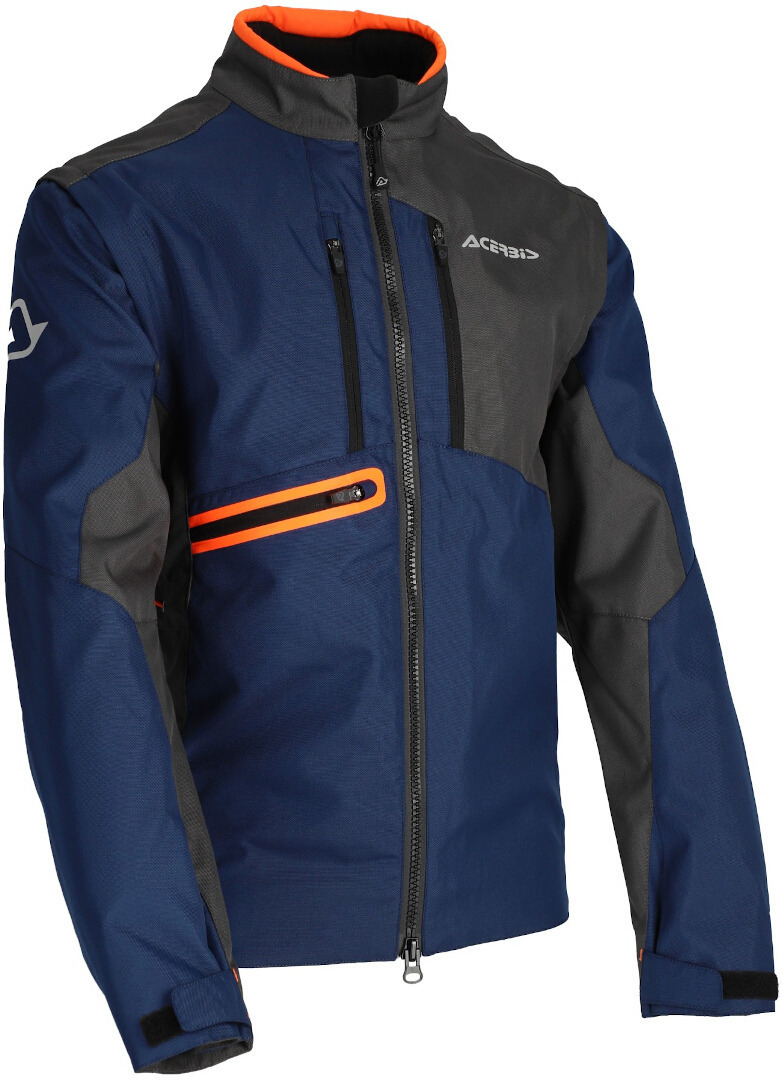 Acerbis Enduro One Motorcycle Textile Jacket blue/grey 3XL Figure 1