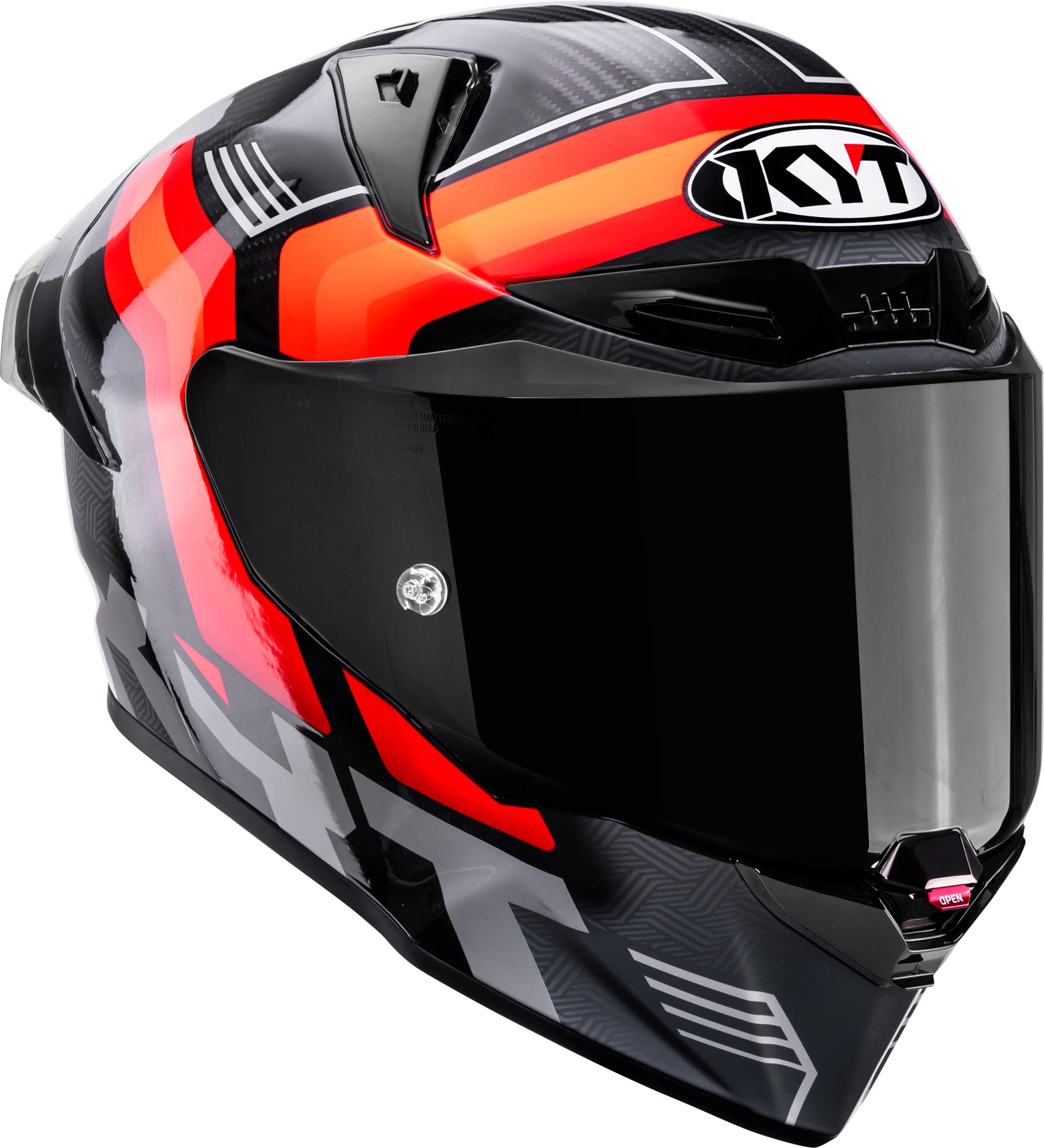 KYT R1R Carbon Accelerator Casque carbone/rouge S (53/54) Figure 7