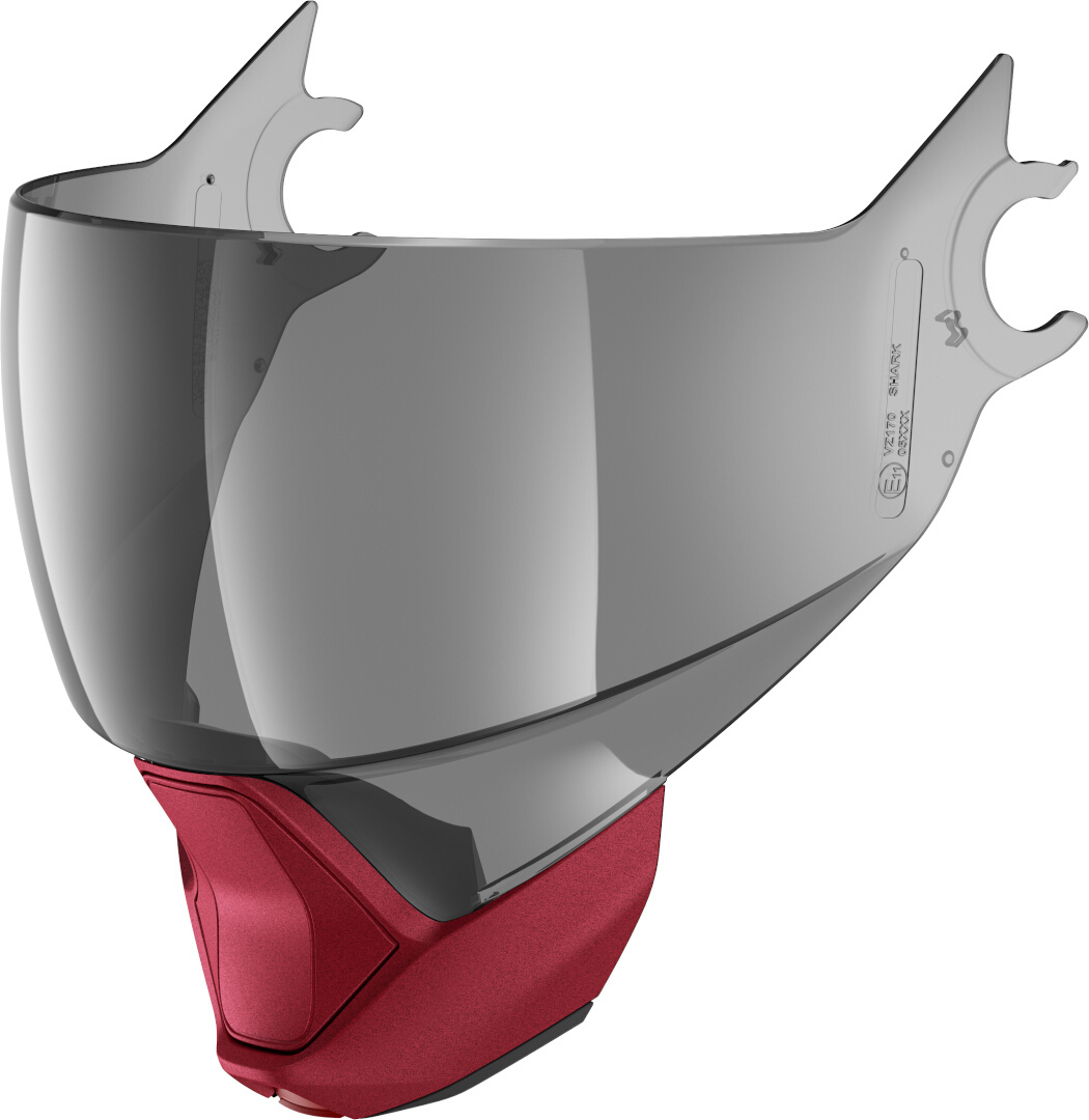 Shark Evojet Set de perdele Visor Chin nuanțat/roșu mat Figura 1
