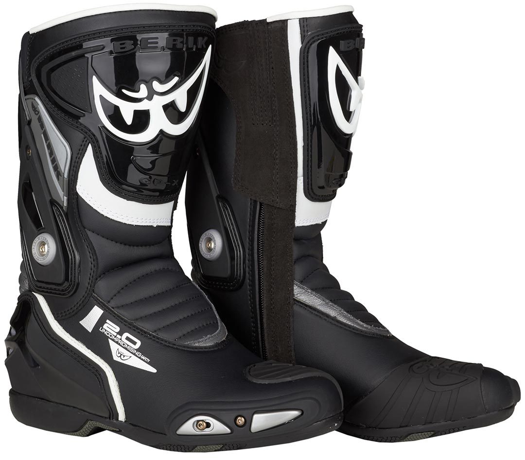 Berik Shaft 2.0 Motorcycle Boots black/grey/white 42 Figure 1