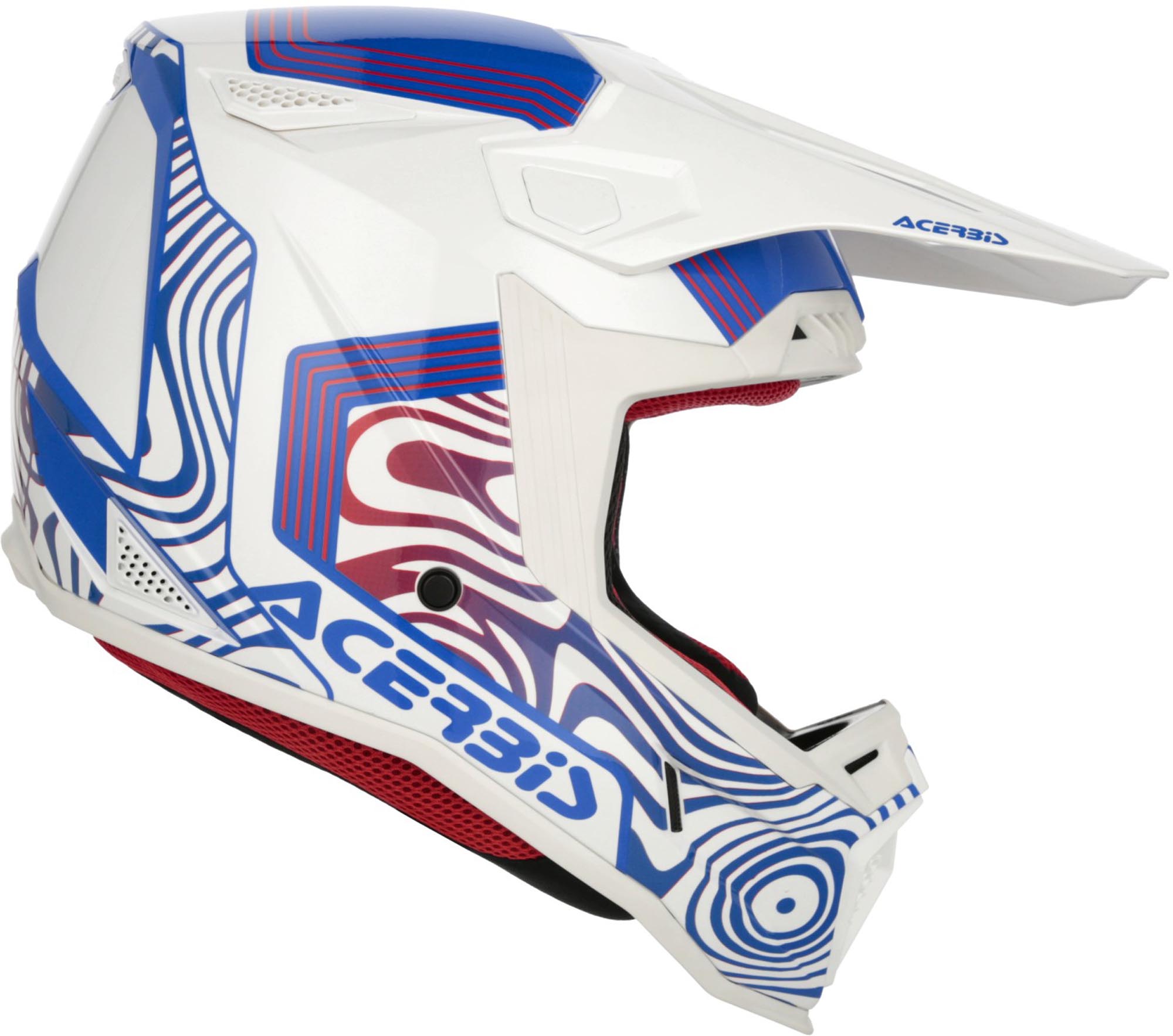 Acerbis Whoops Graphic Casque de motocross Blanc/Bleu/Rouge S (55/56) Figure 2