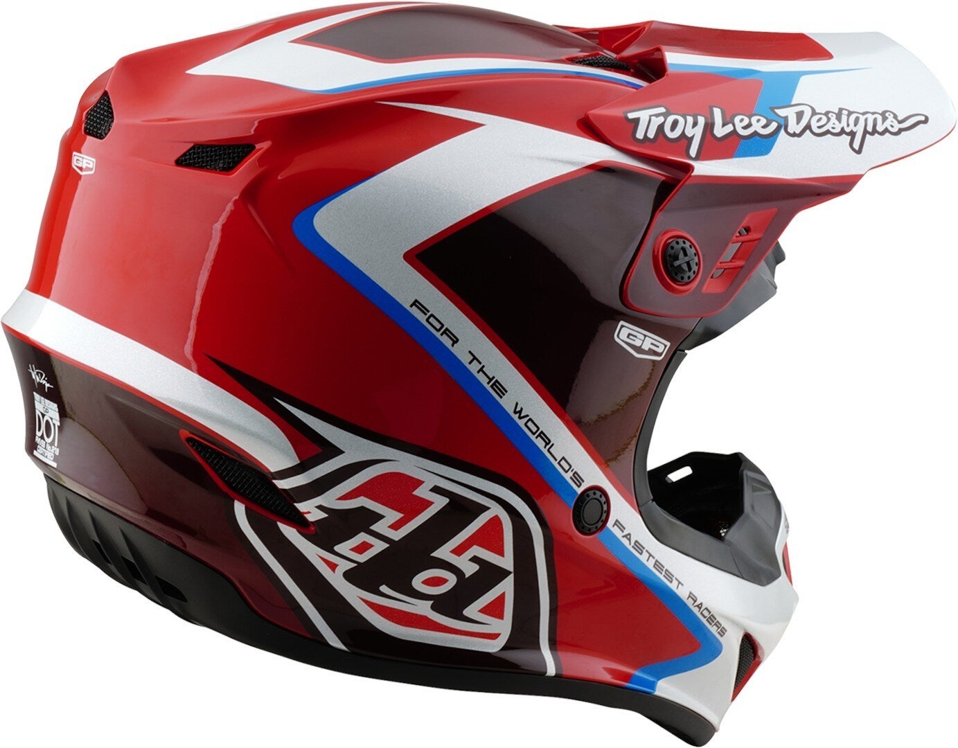 Troy Lee Designs GP Shutter Motocross Helm rot XXL (62/63) Abbildung 5