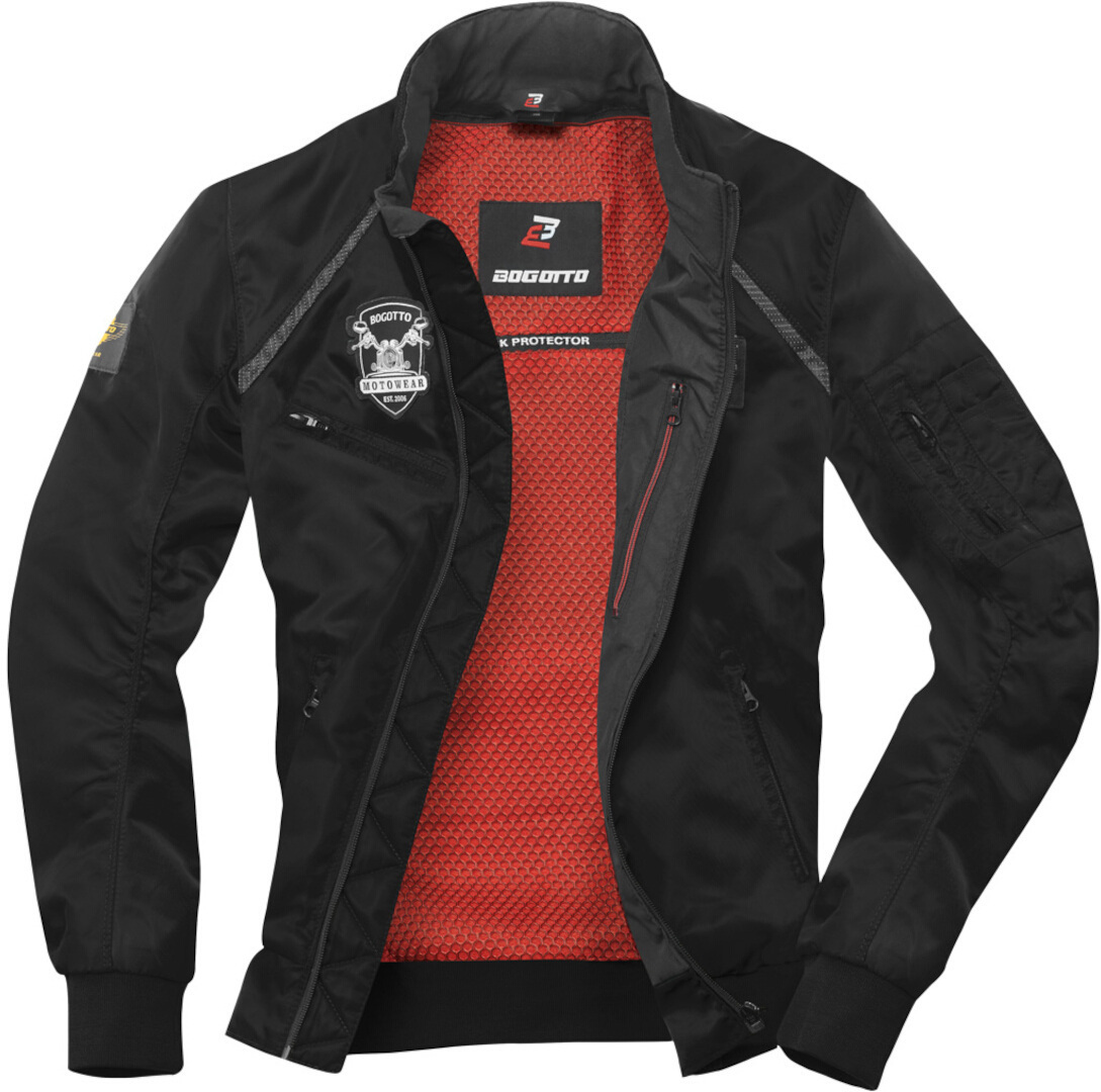 Side view of Bogotto Boston Motorcycle Textile Jacket