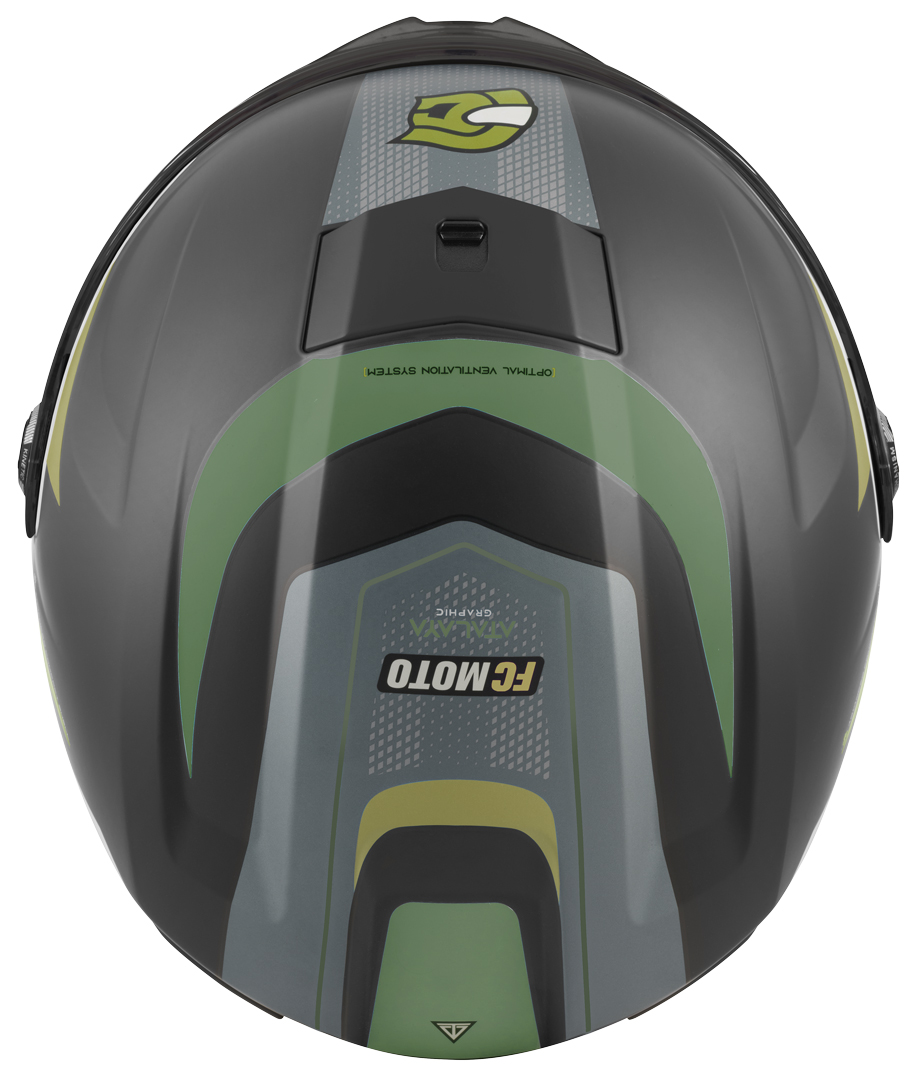 FC-Moto FF114B Zeron Cască Negru mat/verde S Figura 6