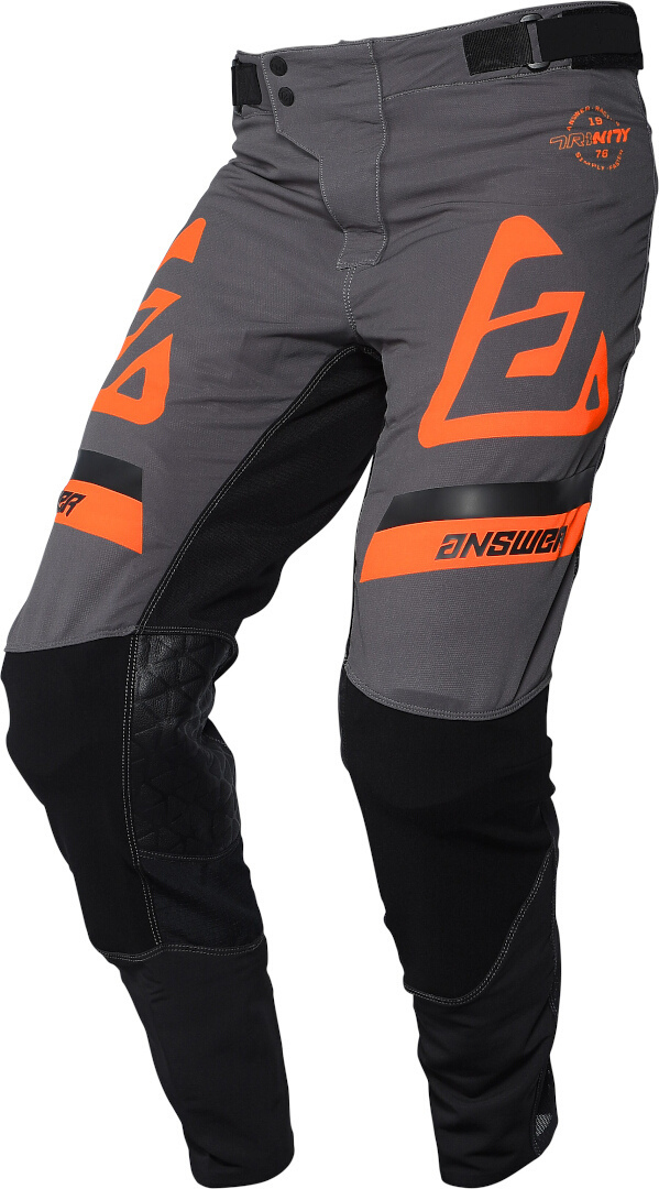 Answer Trinity Voyd Pantalon Motocross noir/orange 38 Figure 1