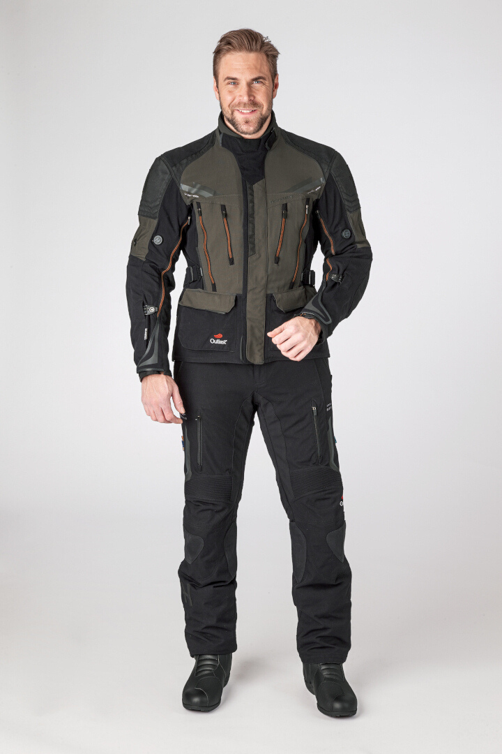 Halvarssons Mora veste textile de moto imperméable noir/vert 62 Figure 6