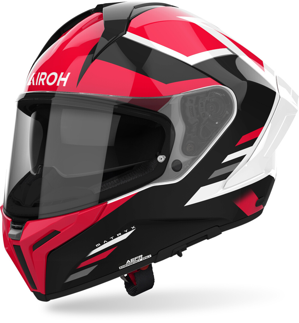 Airoh Matryx Thron Helm schwarz/weiß/rot L (59/60) Abbildung 1