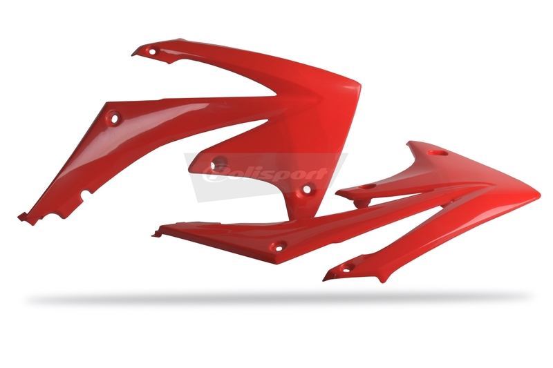 POLISPORT Röda kylarventiler Honda CRF250R/CRF450R Figur 1