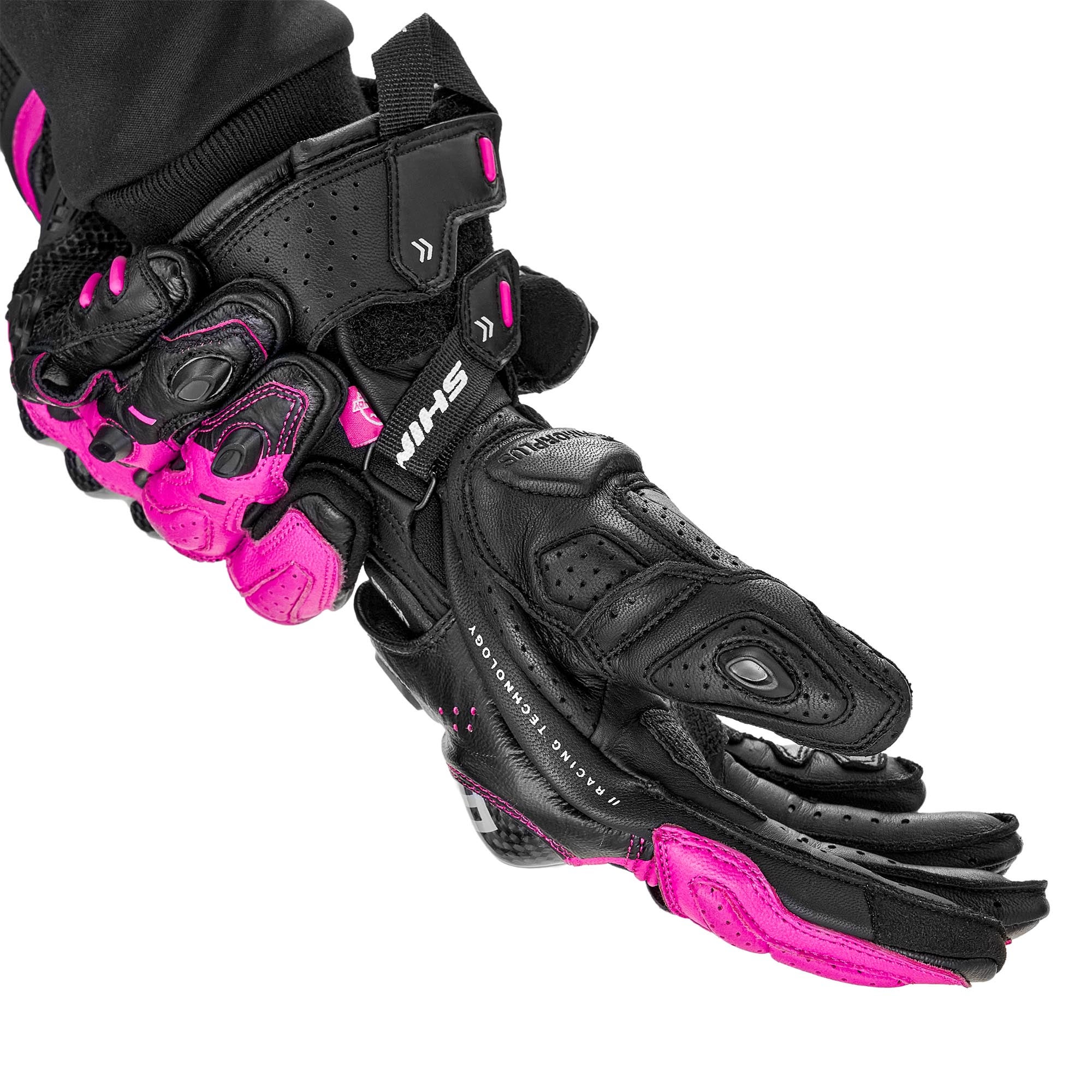 SHIMA RS-3 Gants moto pour dames noir/rose S Figure 2